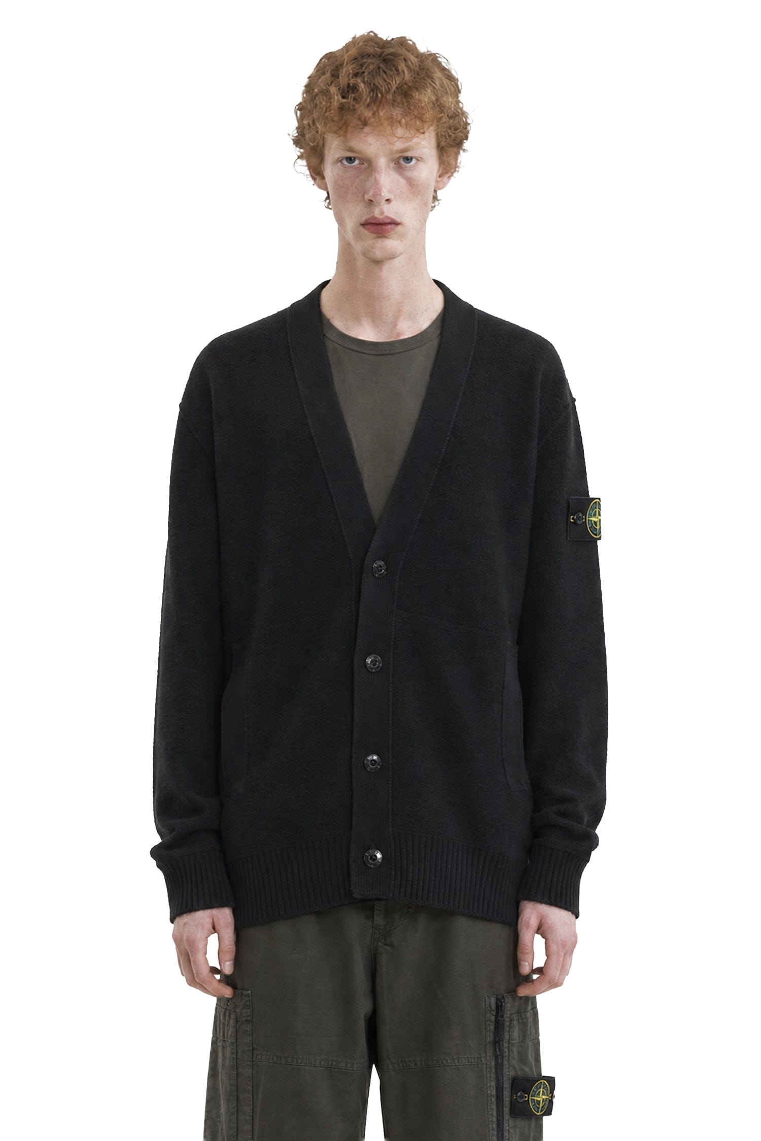 Stone Island 5100010 Pure RWS Wool Cardigan
