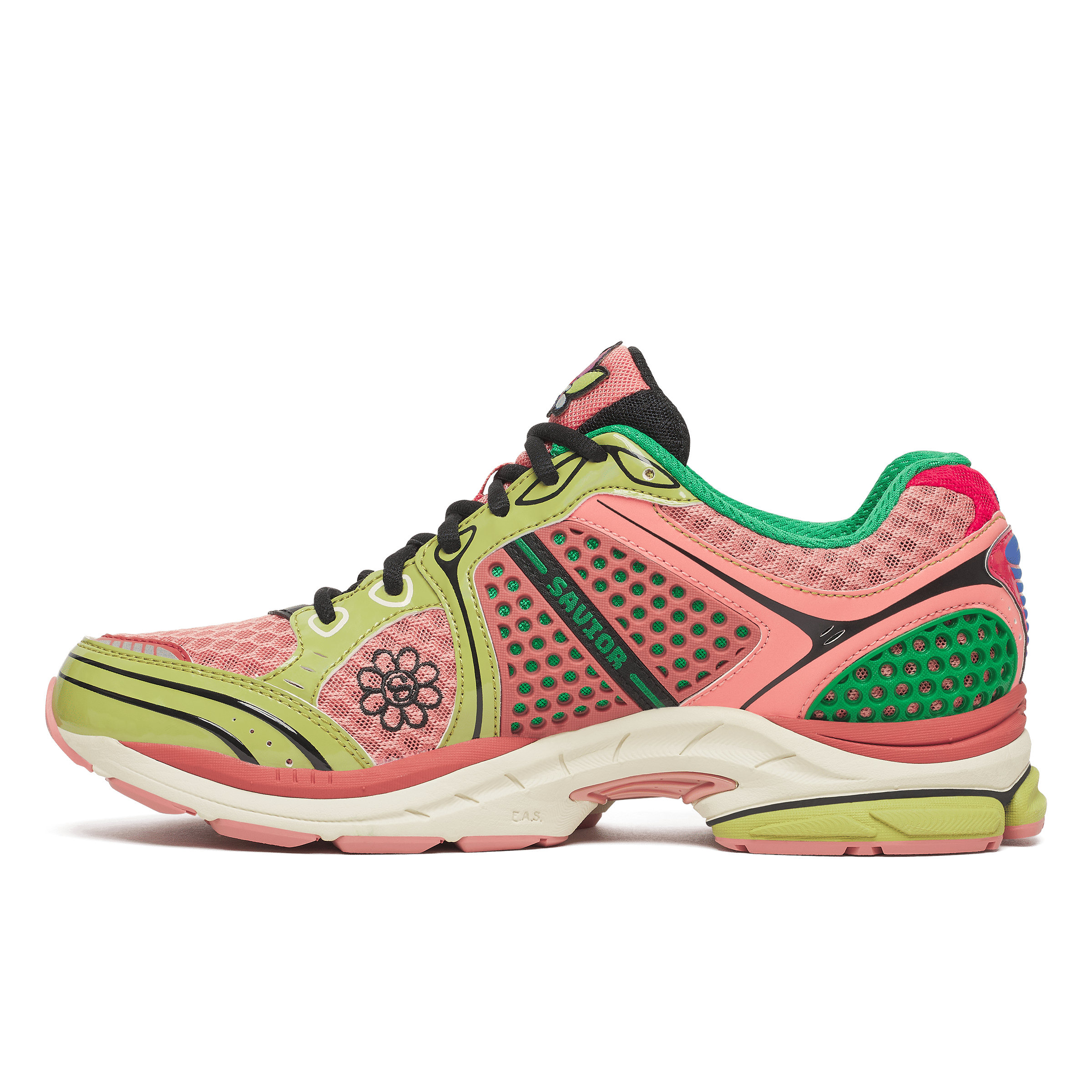Saucony JAE TIPS x SAUCONY PROGRID TRIUMPH 4 FLOWERS GROW UPTOWN - VIRGINIA CREEPER