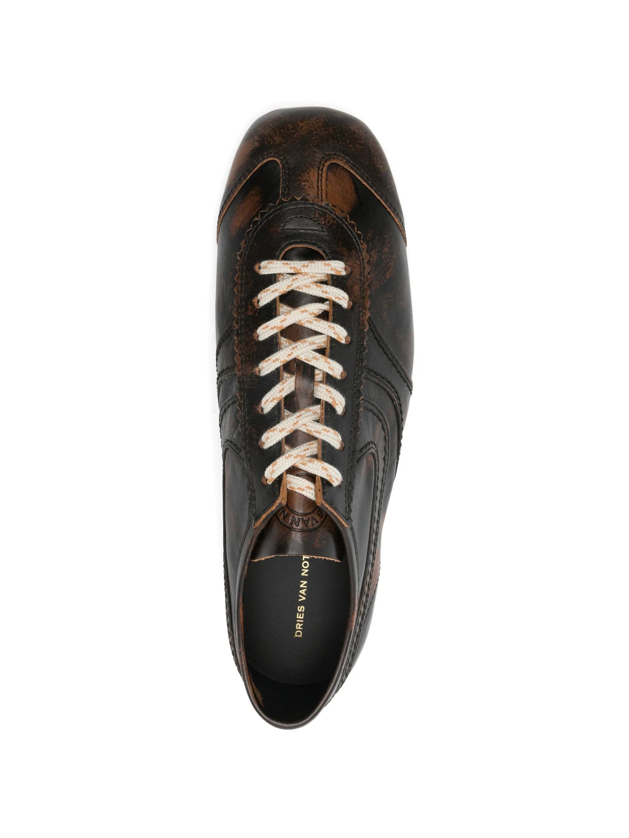 Dries Van Noten leather low top sneakers