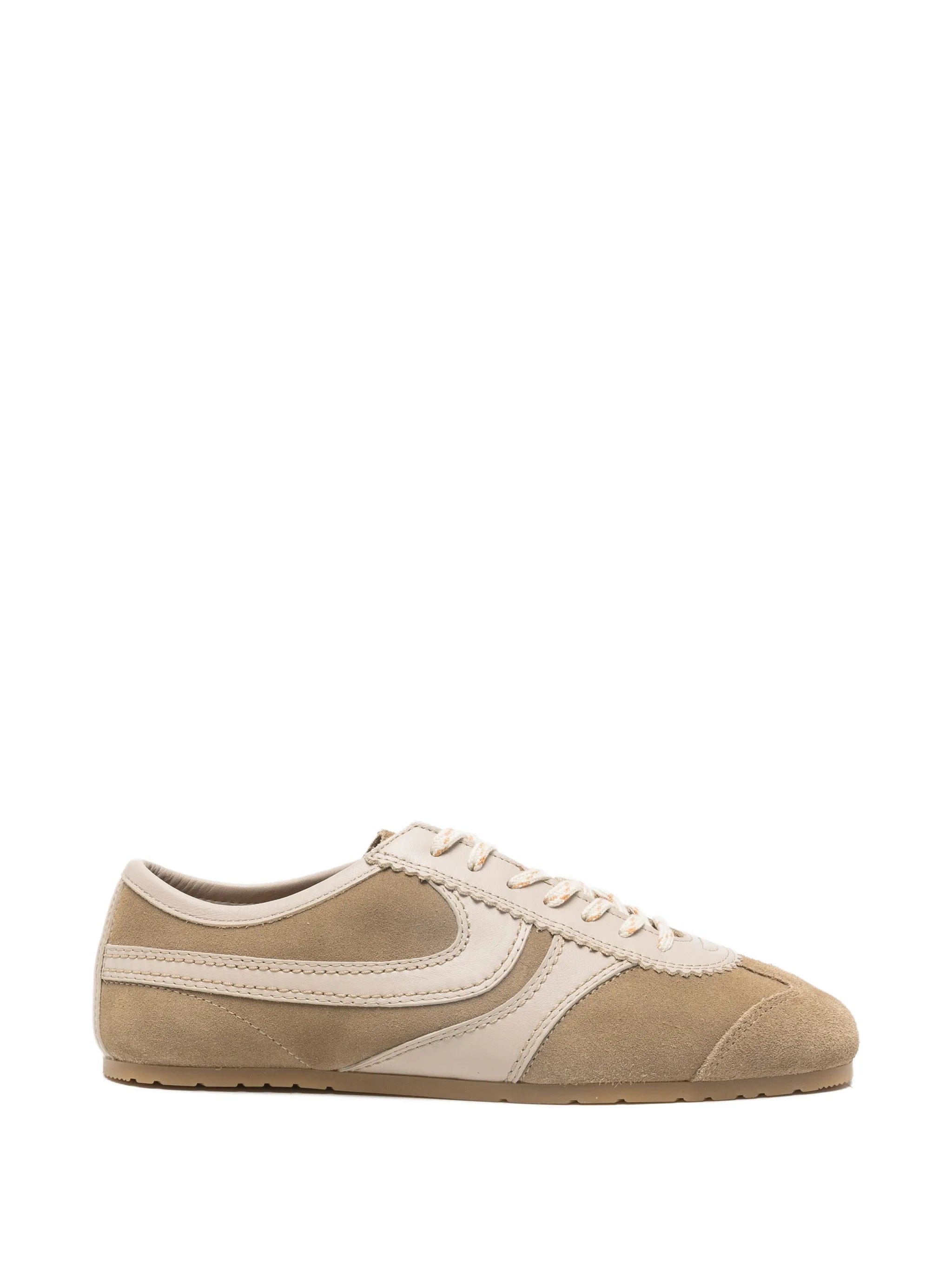 Dries Van Noten low - top panelled trainers