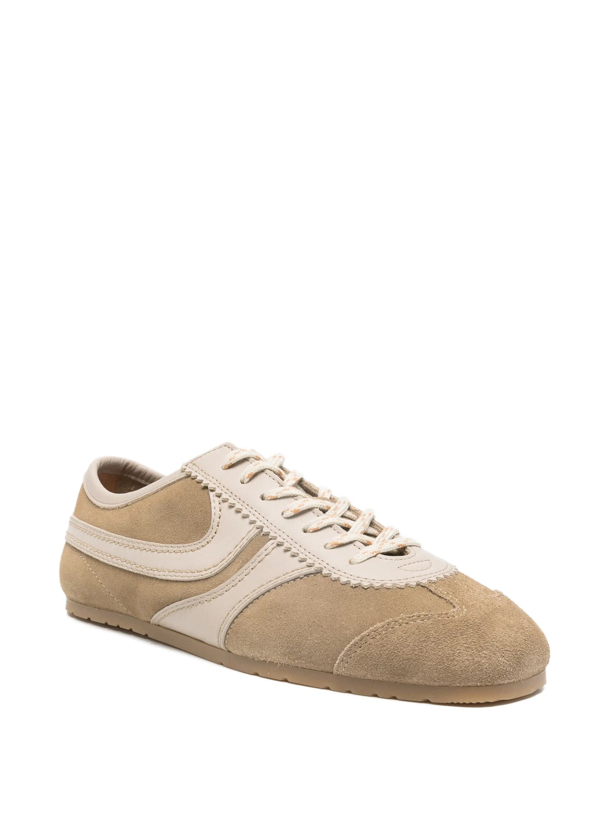 Dries Van Noten low - top panelled trainers