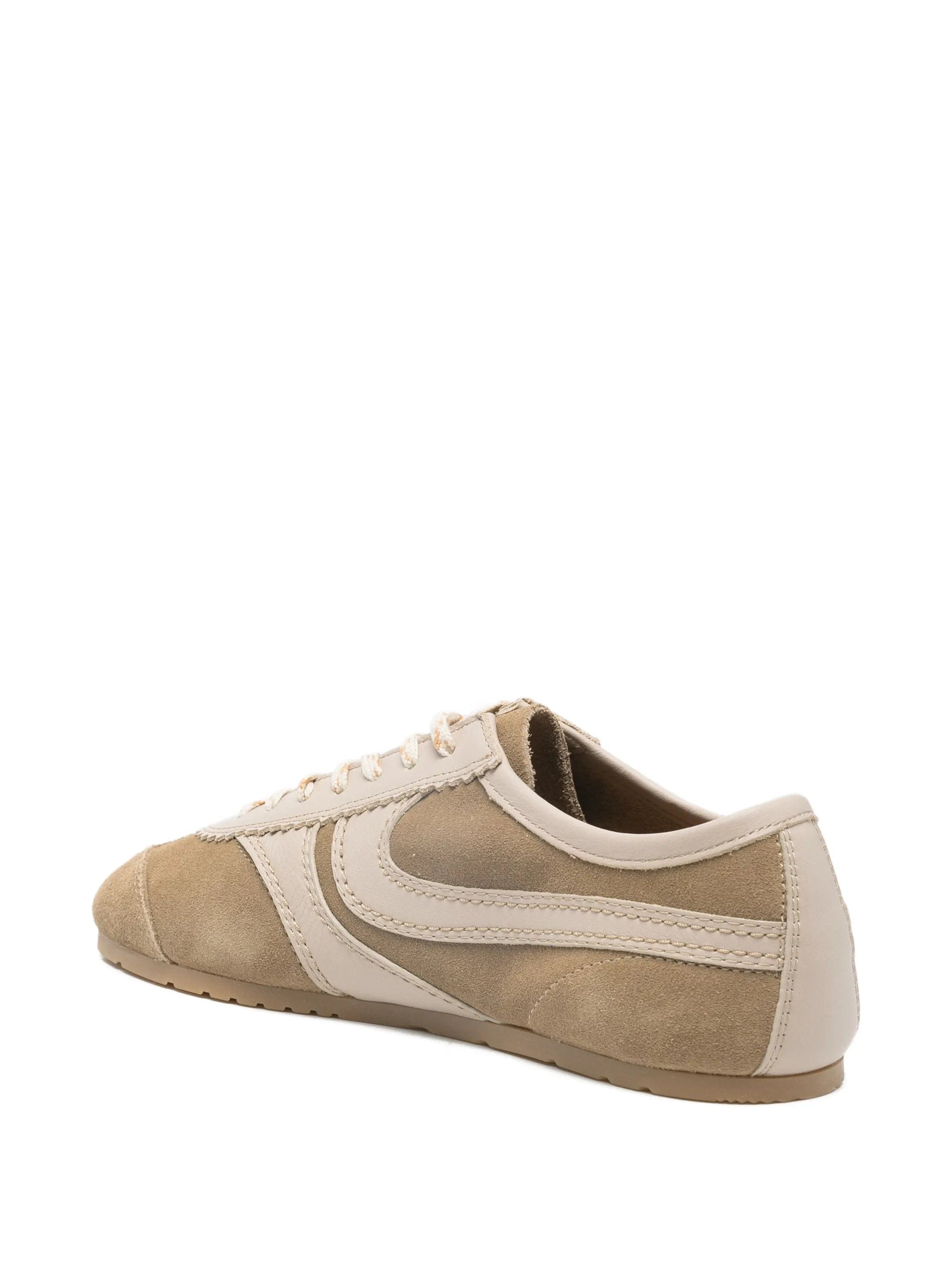 Dries Van Noten low - top panelled trainers