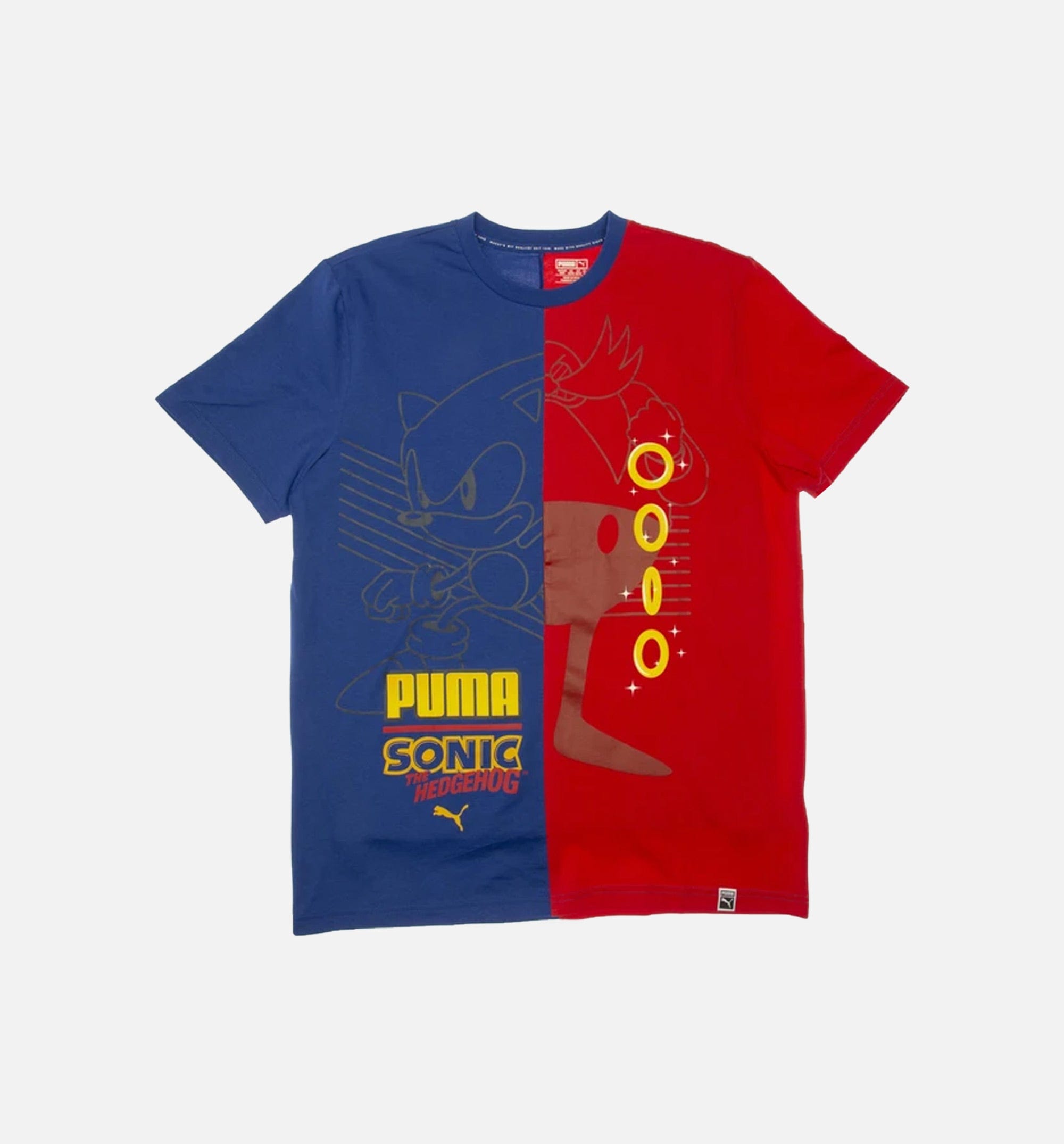 PUMA Sonic the Hedgehog x Puma Rs - 0 Mens T - Shirt - Blue/Red