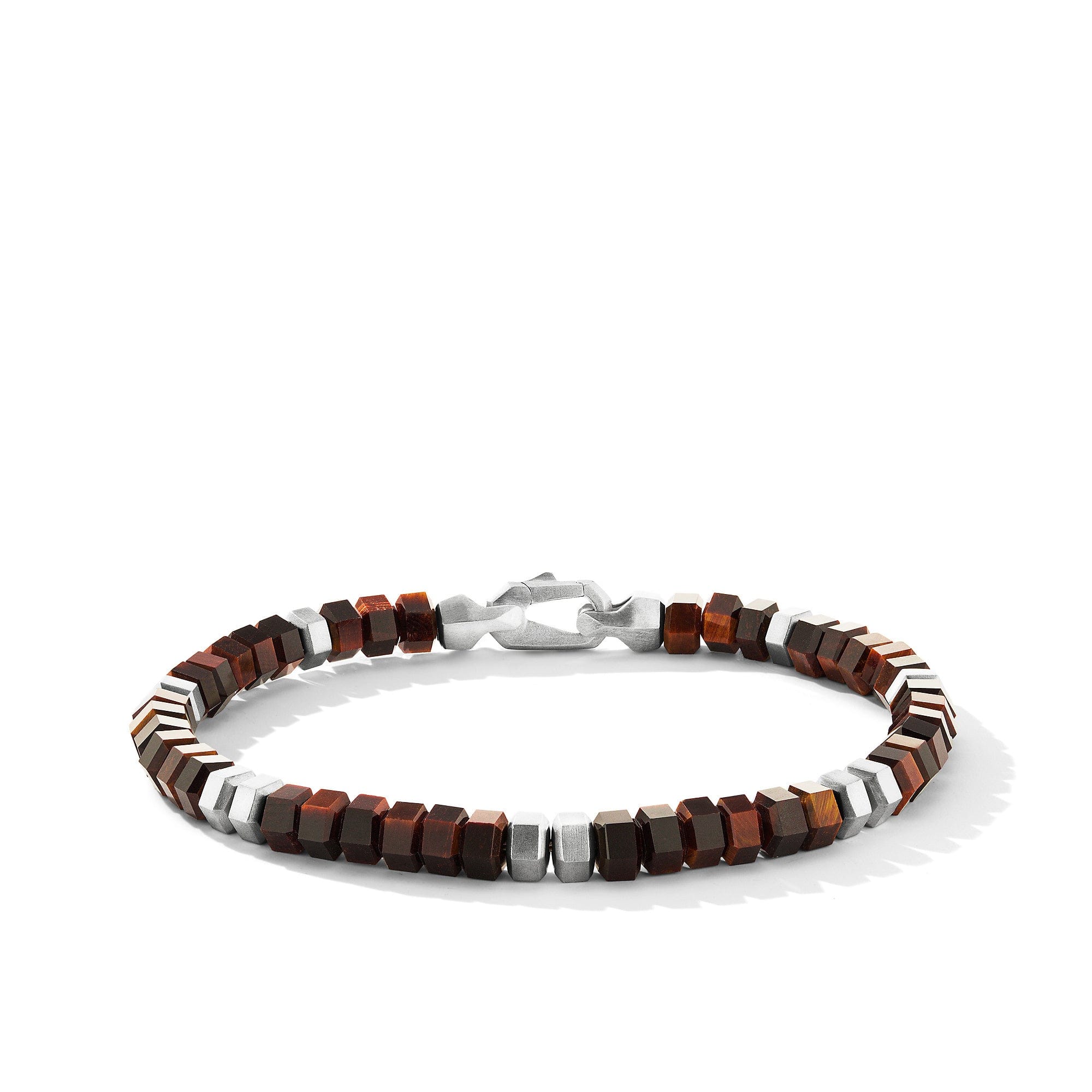 David Yurman Spiritual Beds Hex Bracelet with Red Tiger's Eye - B25434MSSBREM