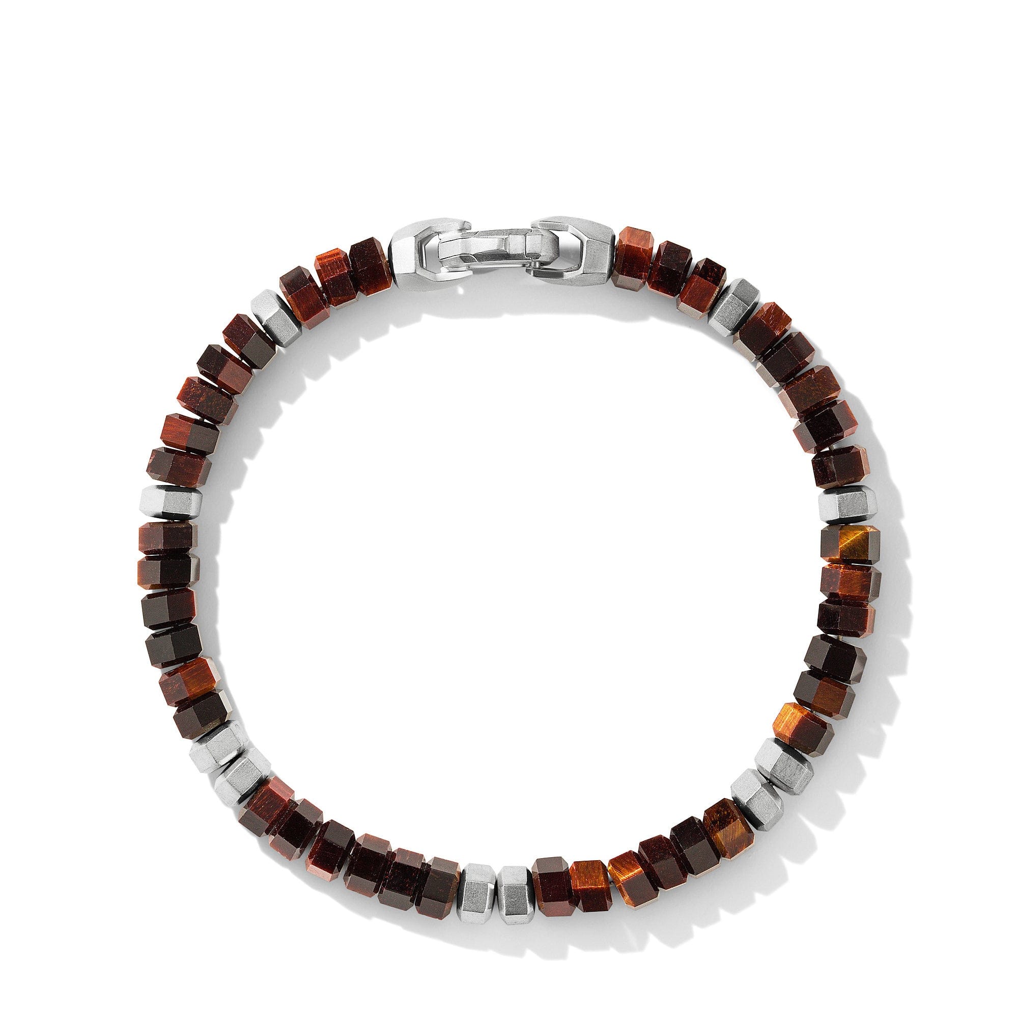 David Yurman Spiritual Beds Hex Bracelet with Red Tiger's Eye - B25434MSSBREM