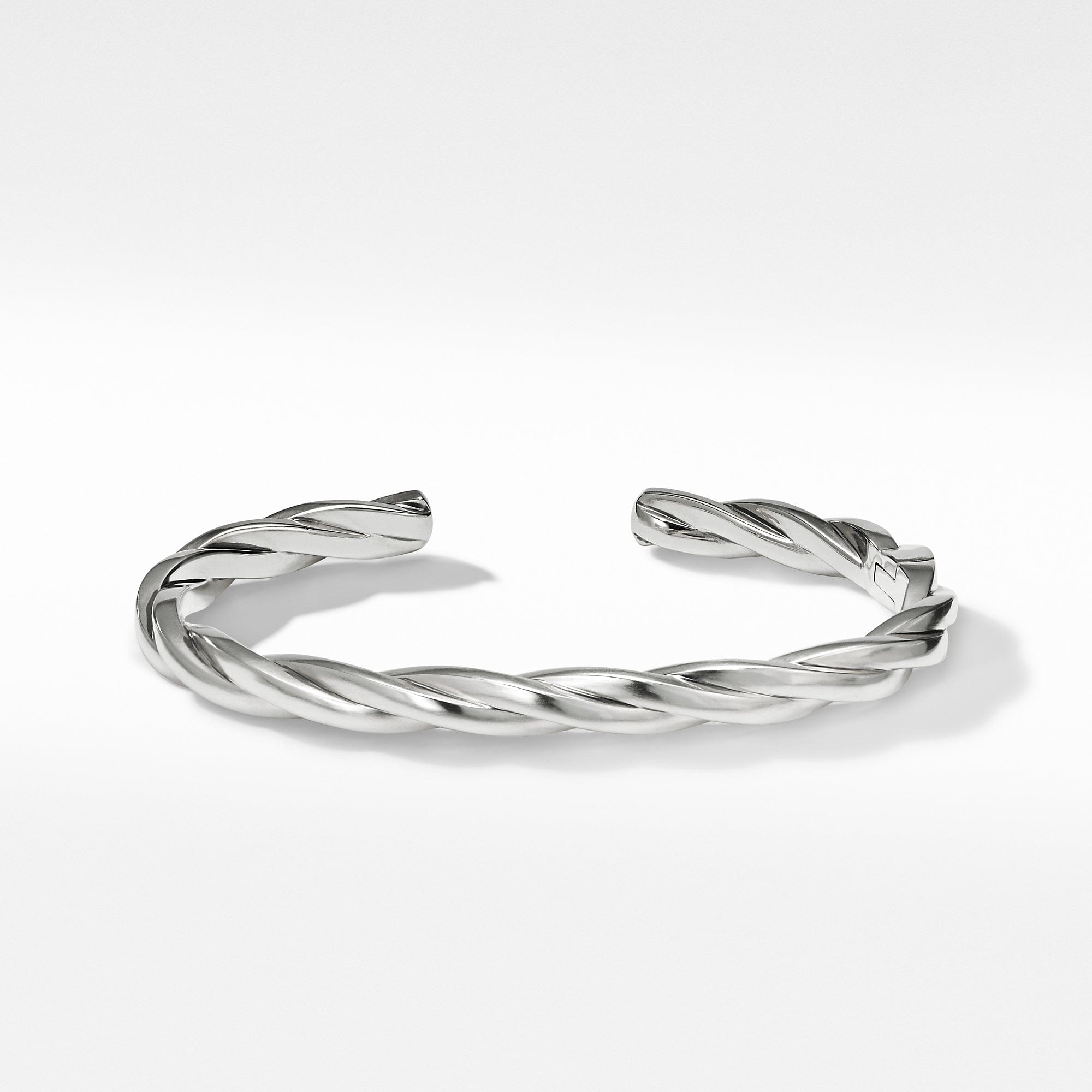 David Yurman Narrow Twisted Cable Cuff Bracelet - B25565MSS