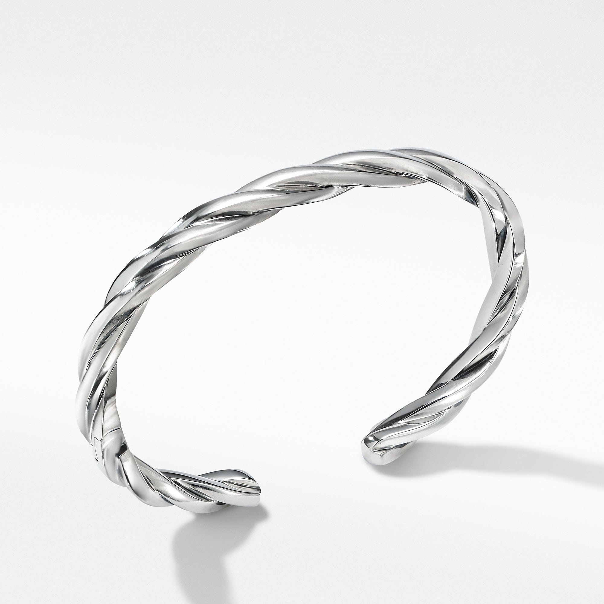 David Yurman Narrow Twisted Cable Cuff Bracelet - B25565MSS