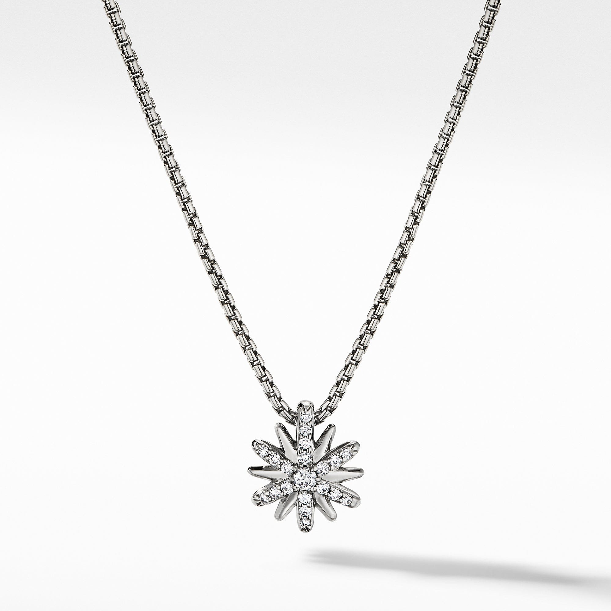 David Yurman Petite Starburst Station Necklace with Diamonds - N16399DSSADI