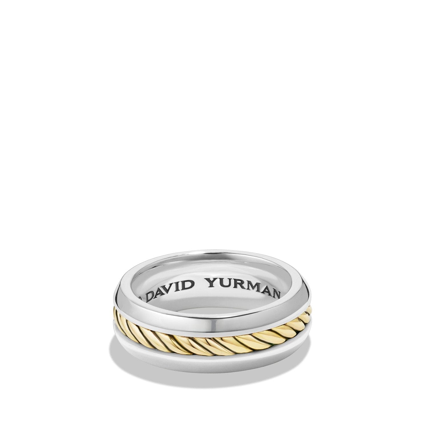 David Yurman Cable Classic Ring with 18K Gold - R15744MS8