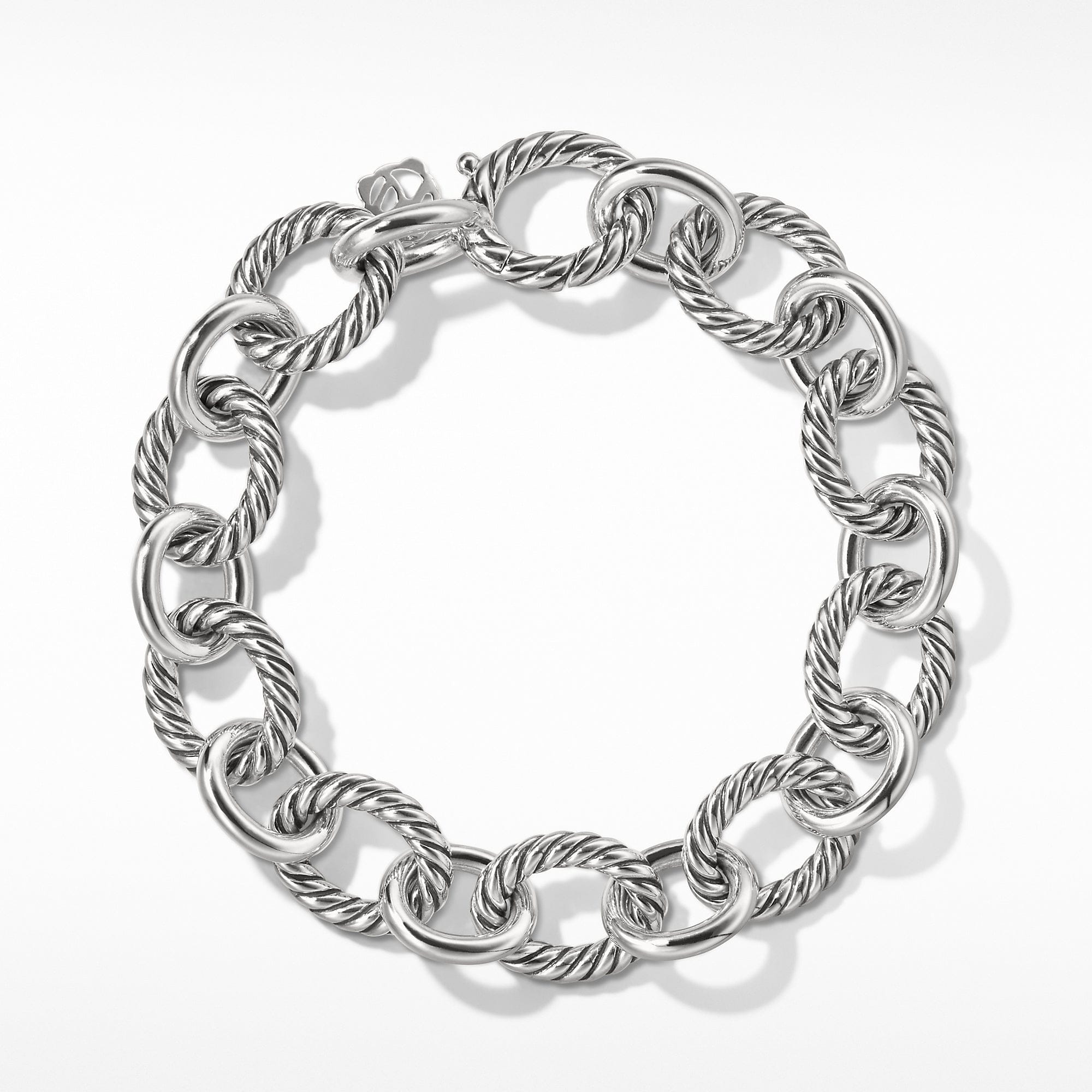 David Yurman Oval Link Bracelet in Sterling Silver - BC0132 SS