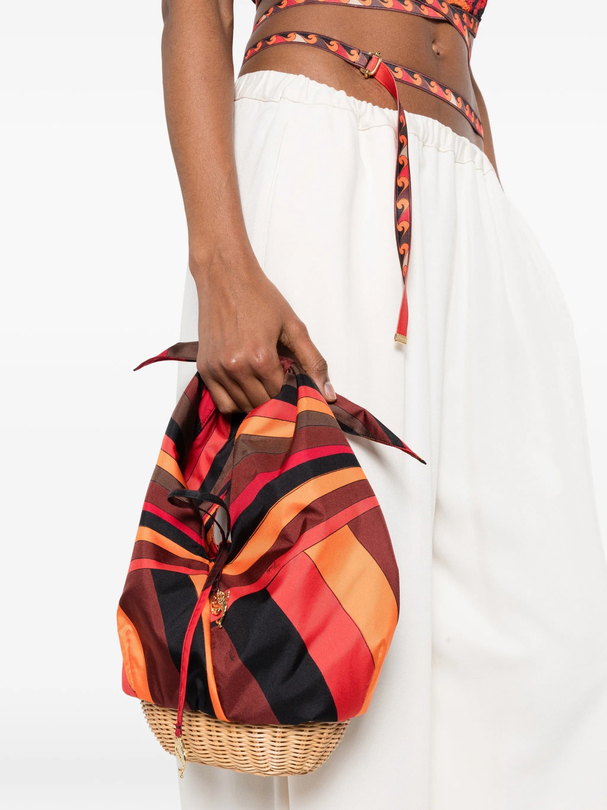 PUCCI scarf - knot tote bag