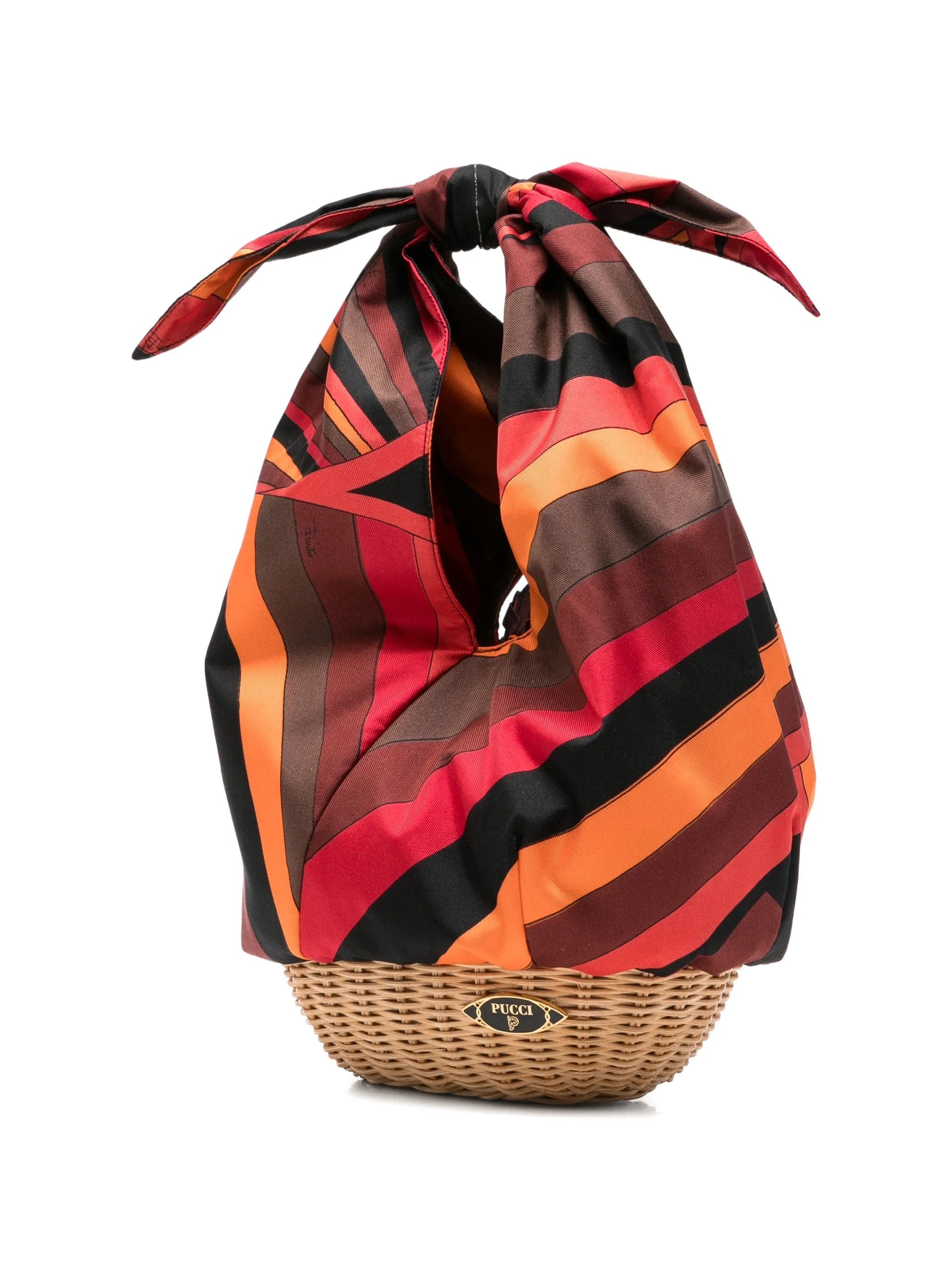 PUCCI scarf - knot tote bag