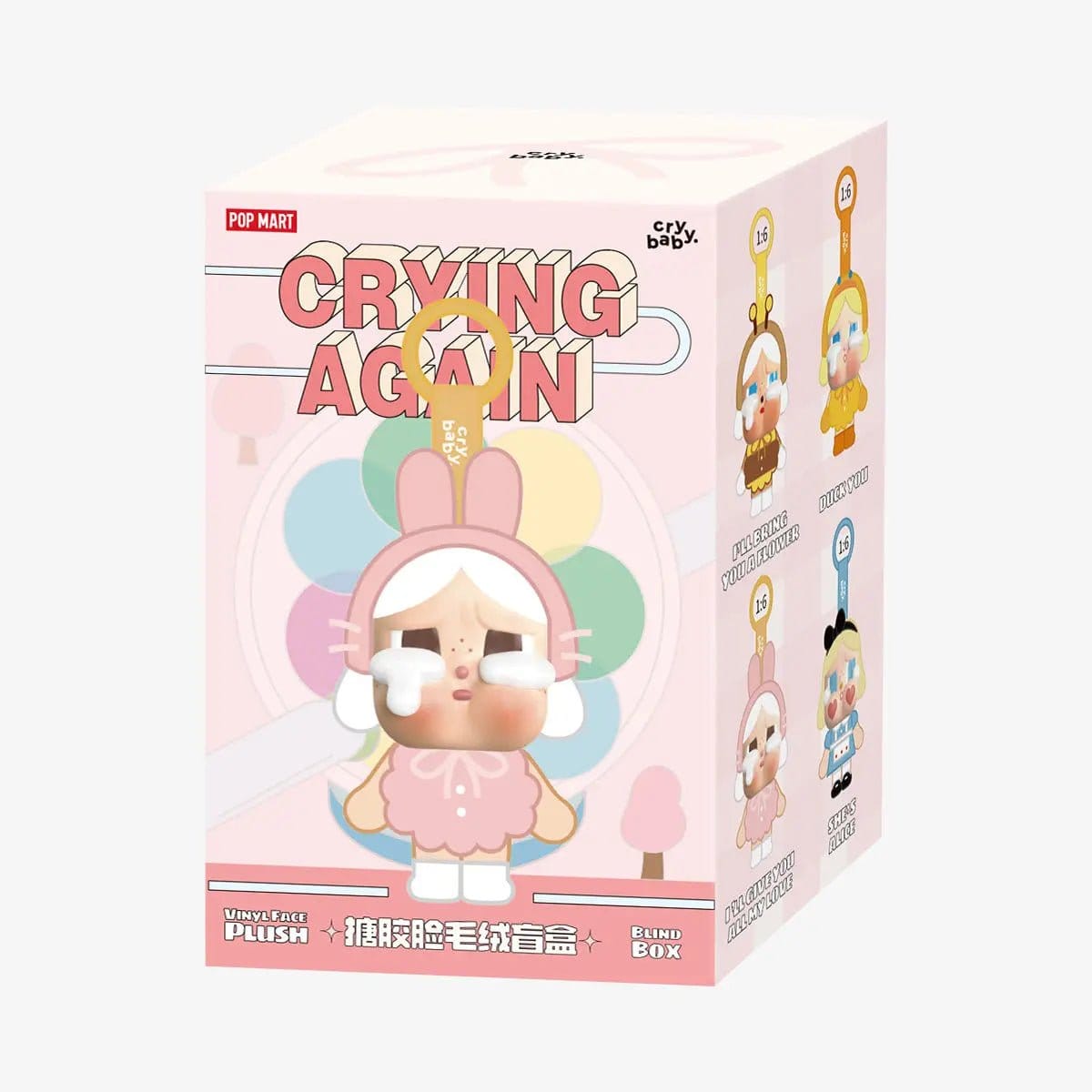 Pop Mart CryBaby - Crying Again Series Vinyl Face Plush Sealed Case