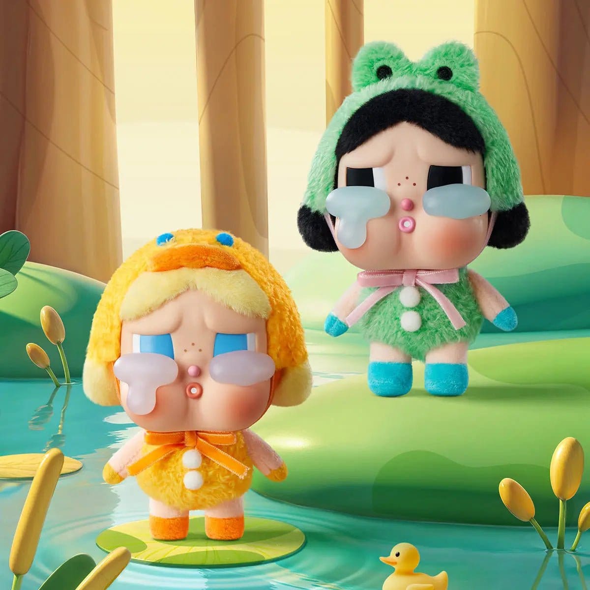Pop Mart CryBaby - Crying Again Series Vinyl Face Plush Sealed Case