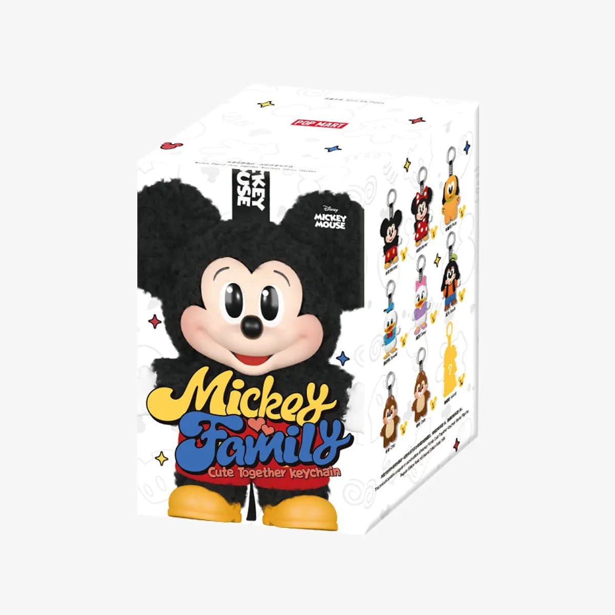 Pop Mart Disney - Mickey Family Together Series Plush Keychain Sealed Case