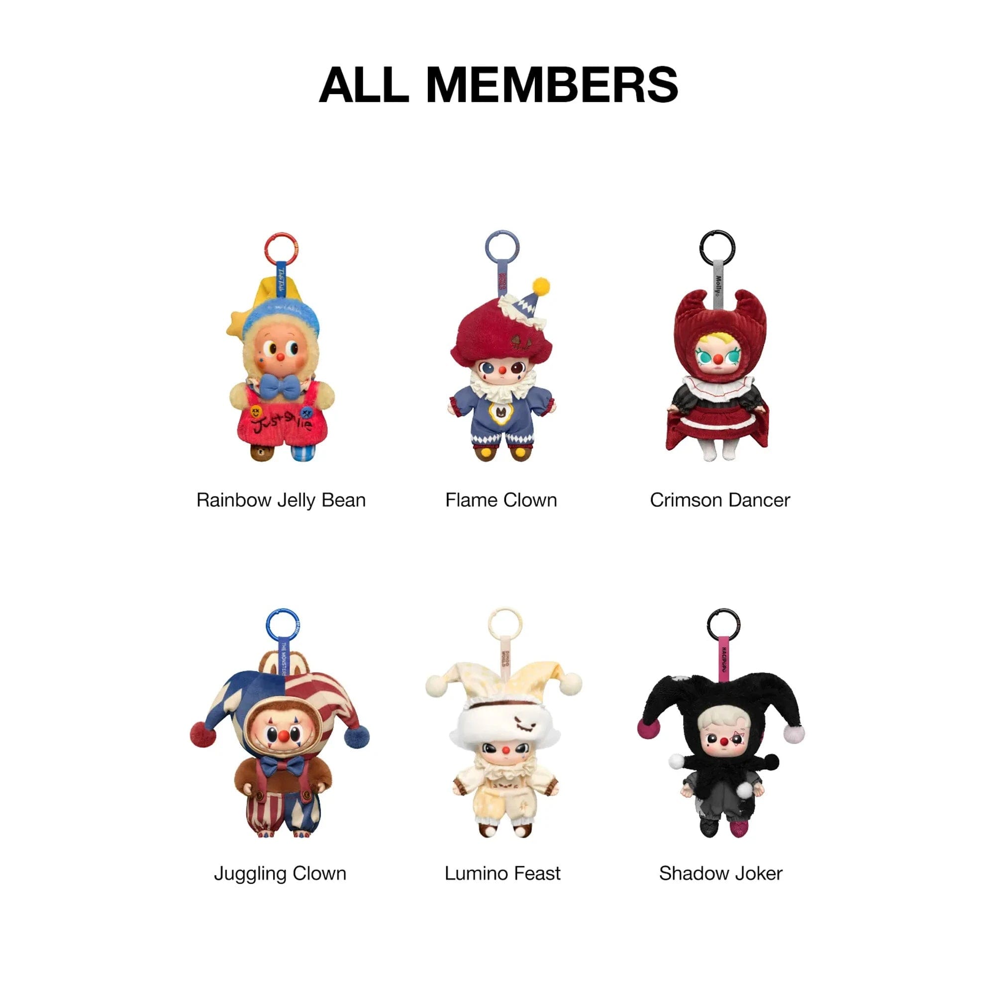 POP MART WHY SO SERIOUS Series Vinyl Plush Pendant (8 Blind Boxes)
