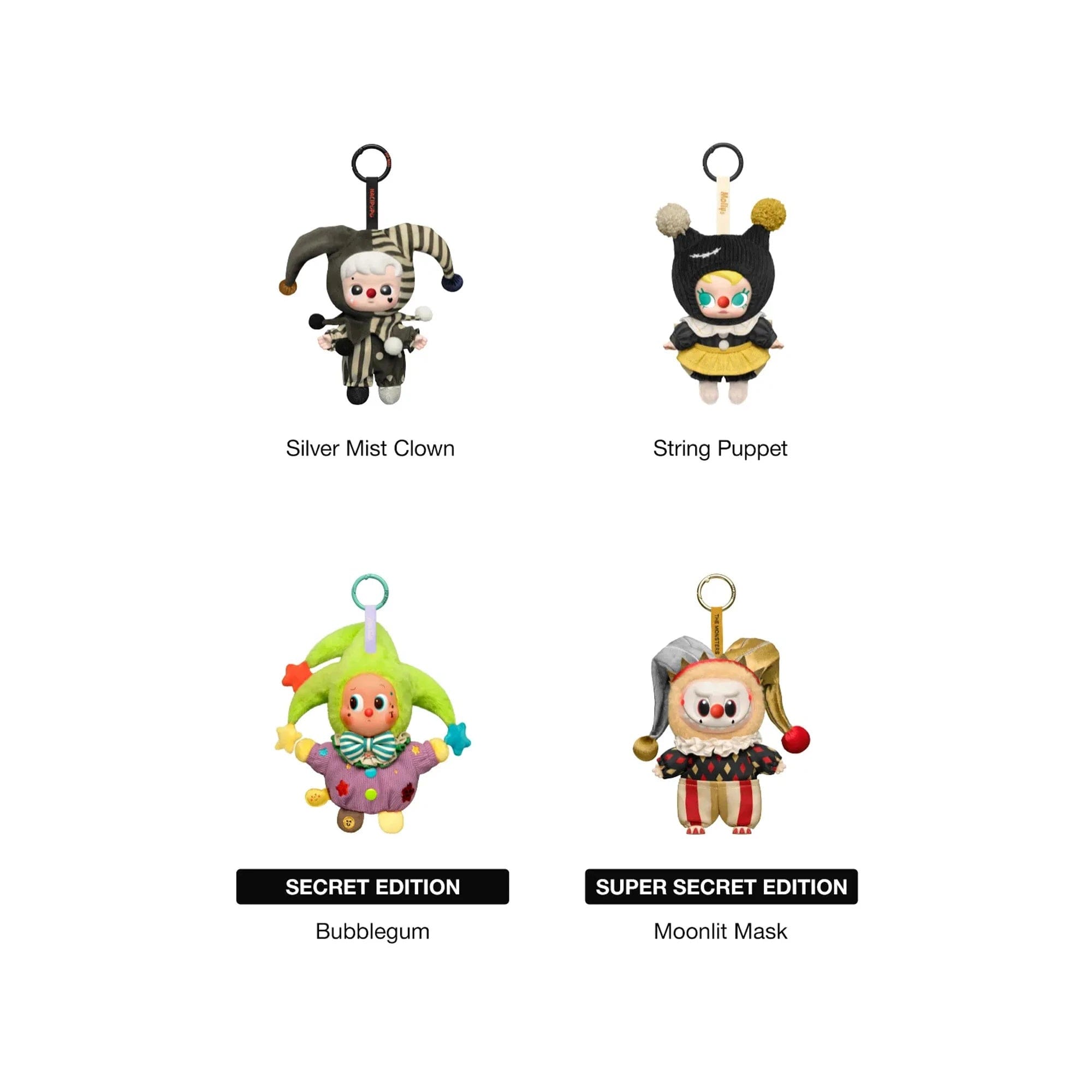 POP MART WHY SO SERIOUS Series Vinyl Plush Pendant (8 Blind Boxes)