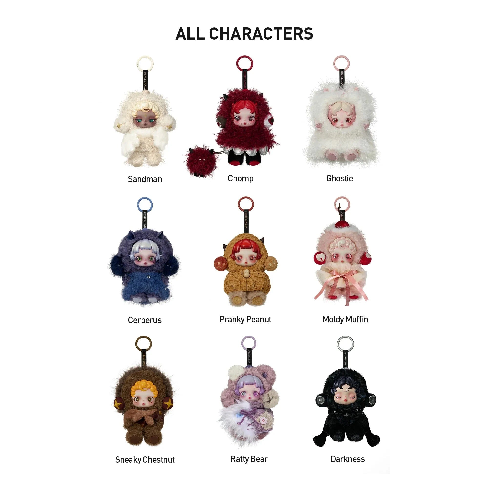 POP MART SKULLPANDA You Found Me! Series Plush Doll Pendant (9 Blind Boxes)