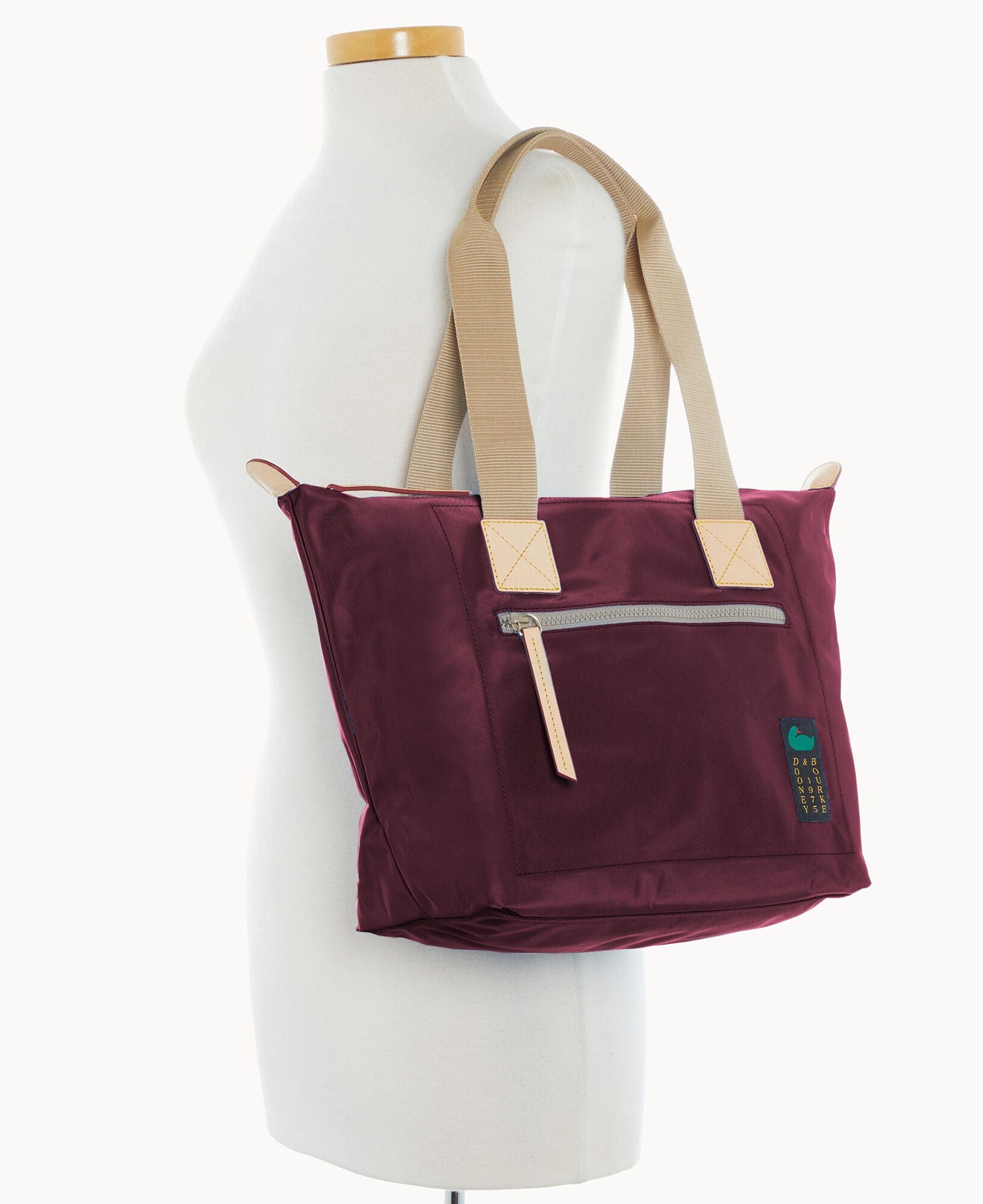 Dooney & Bourke Nylon Front Zip Tote