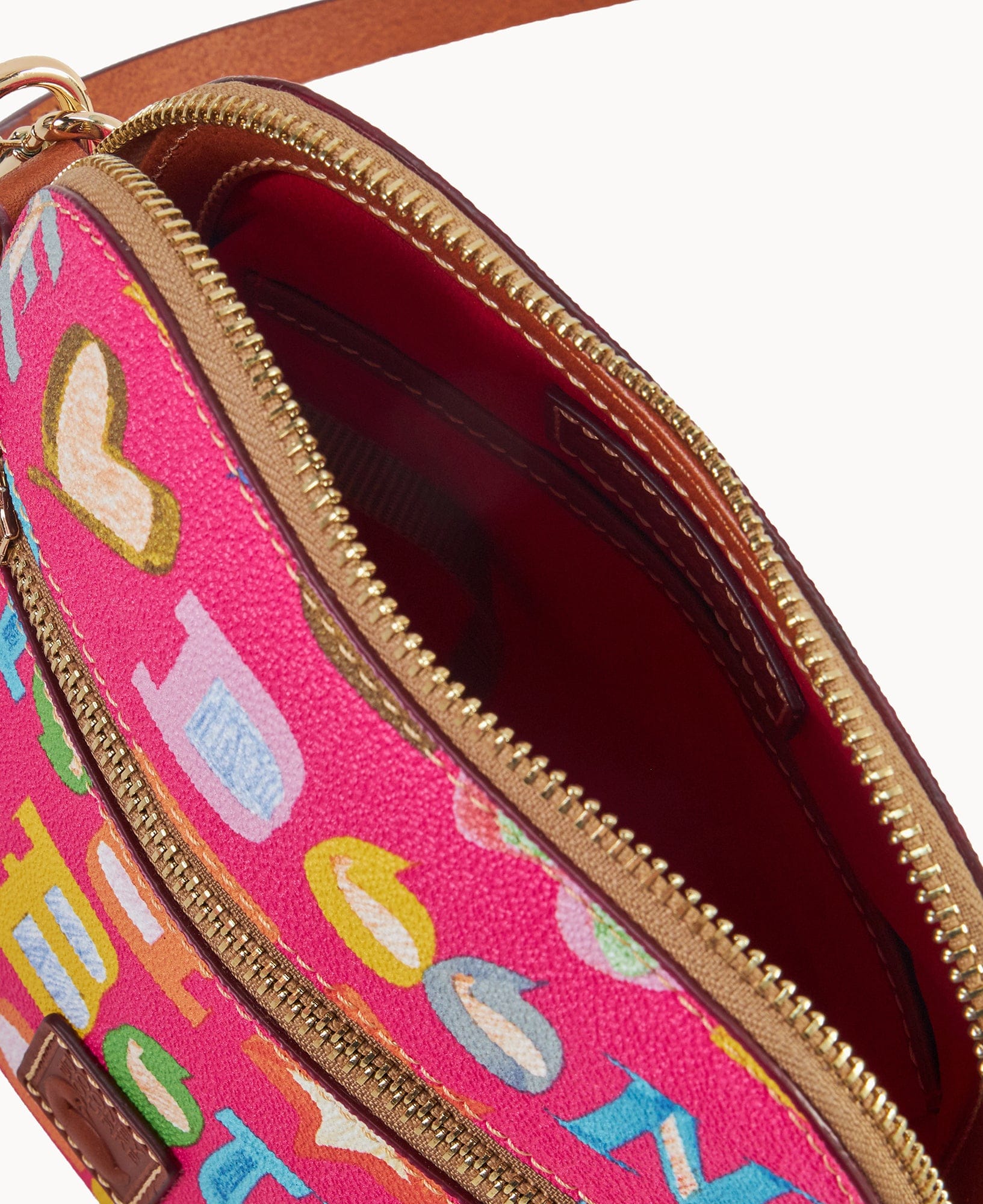 Dooney & Bourke Doodle II Coated Cotton Domed Crossbody