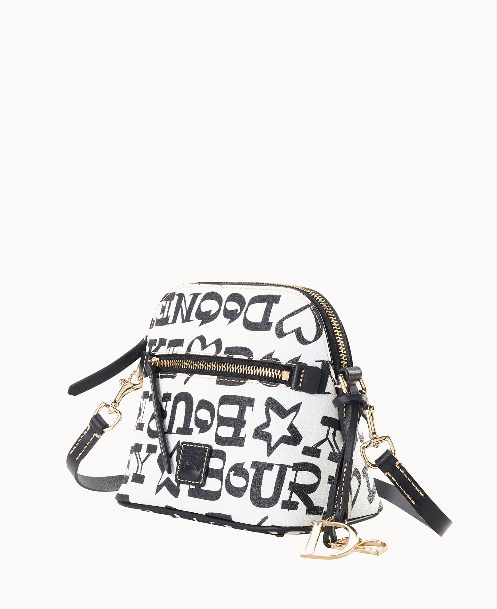 Dooney & Bourke Doodle II Coated Cotton Domed Crossbody