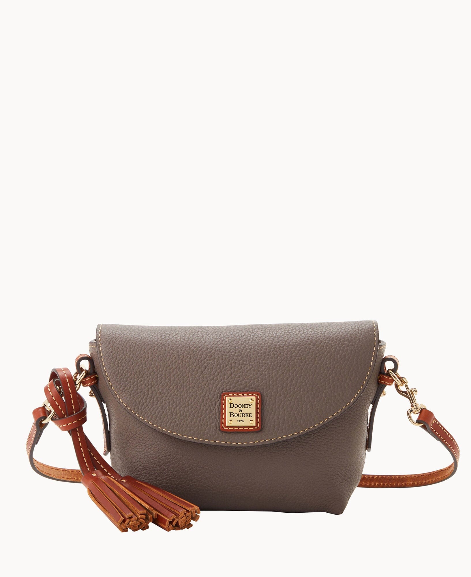 Dooney & Bourke Pebble Grain Crossbody Saddle Bag