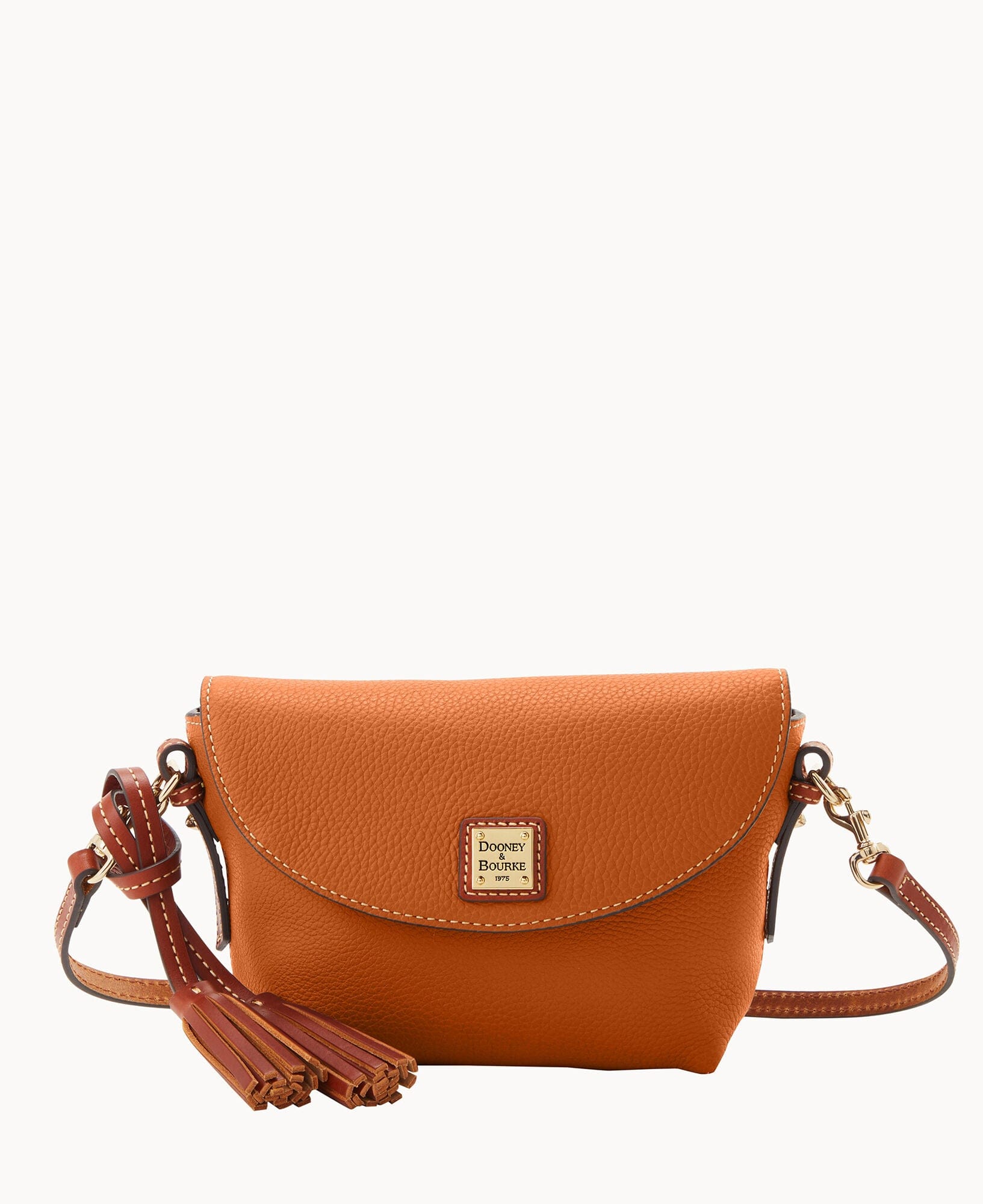 Dooney & Bourke Pebble Grain Crossbody Saddle Bag