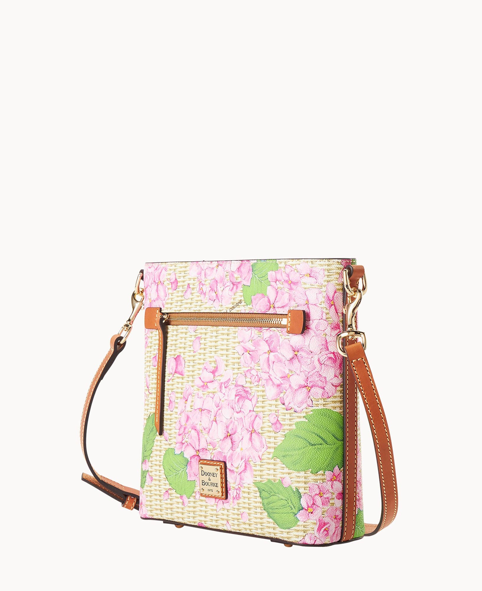 Dooney & Bourke Hydrangea Basketweave Zip Crossbody