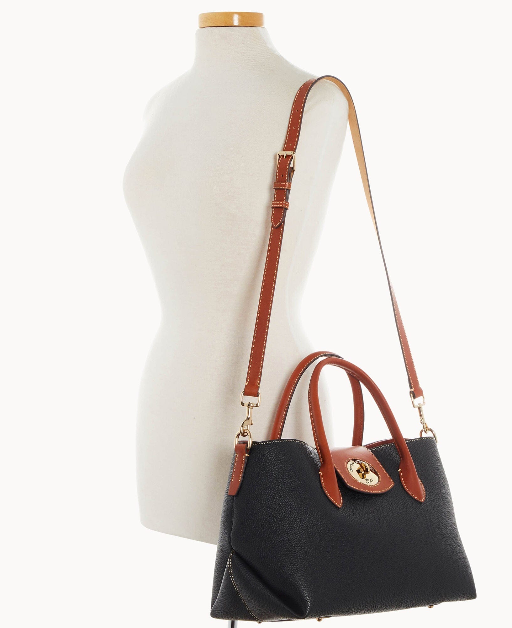 Dooney & Bourke Pebble Turnlock Handle Tote 30