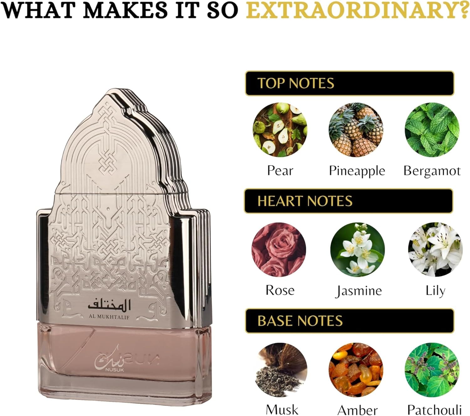 Nusuk Al Mukhtalif Extrait De Parfum for Unisex 100 ml