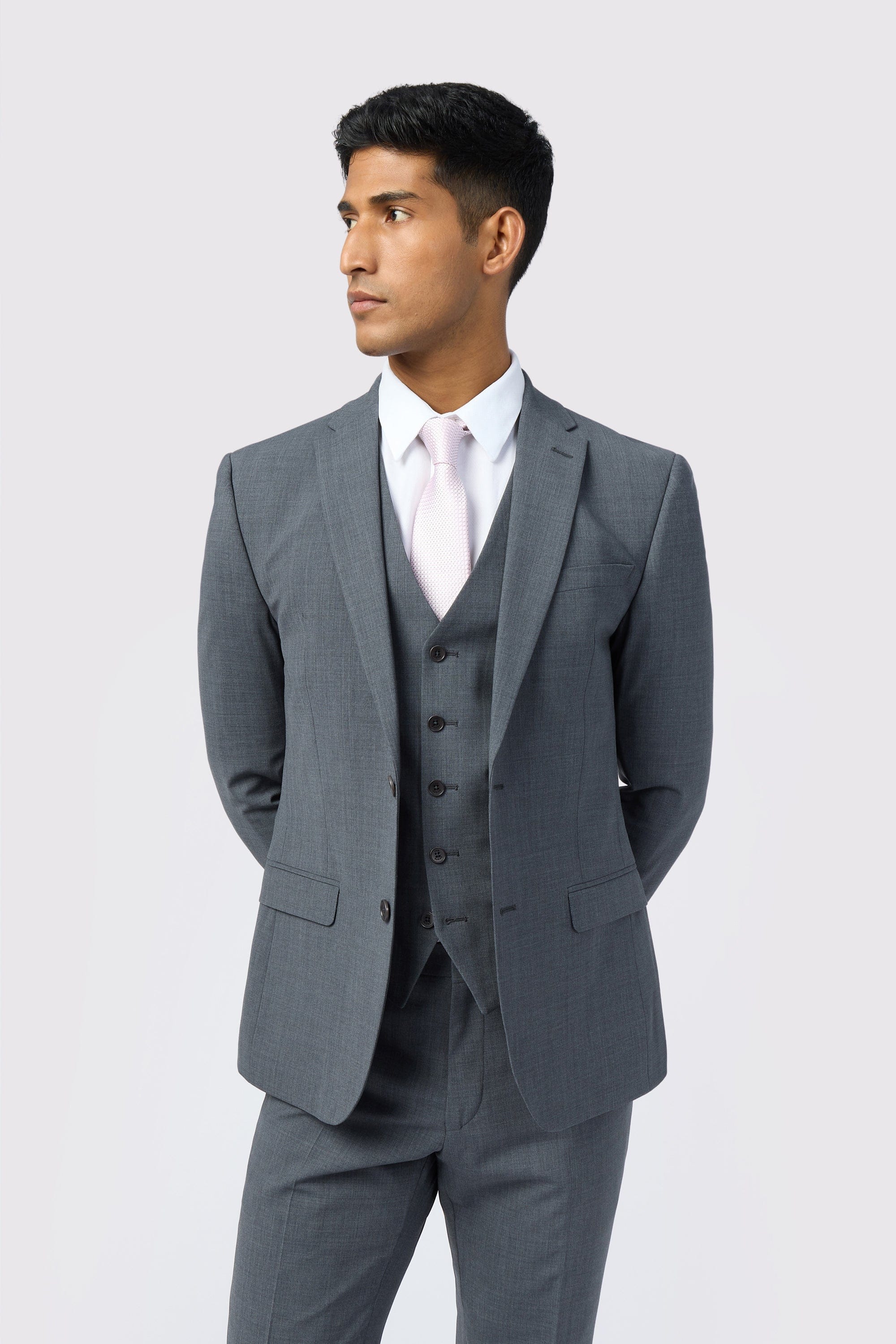 Ted Baker Paros - Performance Charcoal Panama Jkt Charcoal Grey