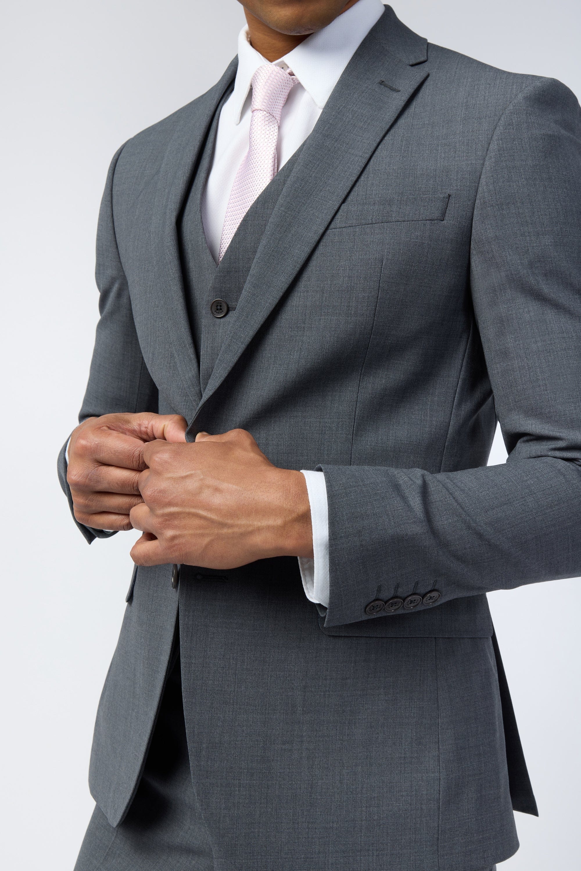 Ted Baker Paros - Performance Charcoal Panama Jkt Charcoal Grey