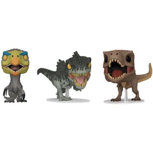 Funko Pop! Movies - Jurassic World: Dominion - Dinosaur 3 - Pack Vinyl Figures - Exclusive