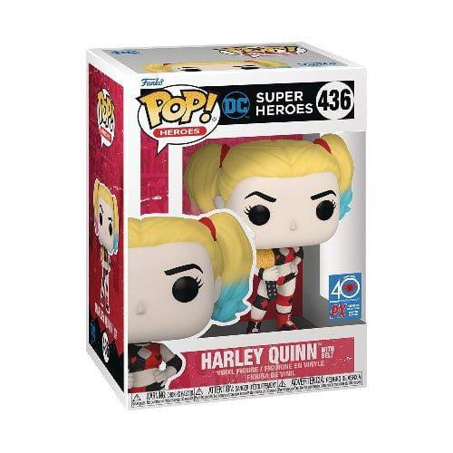 Funko Pop! Heroes 436 Harley Quinn with Belt Vinyl Figure - PREVIEWS Exclusive