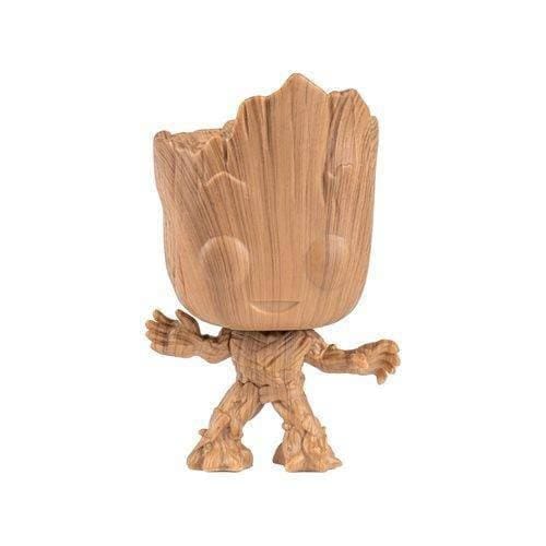 Funko Pop! 622 Guardians of the Galaxy Groot Wood Deco Vinyl Figure - EE Exclusive