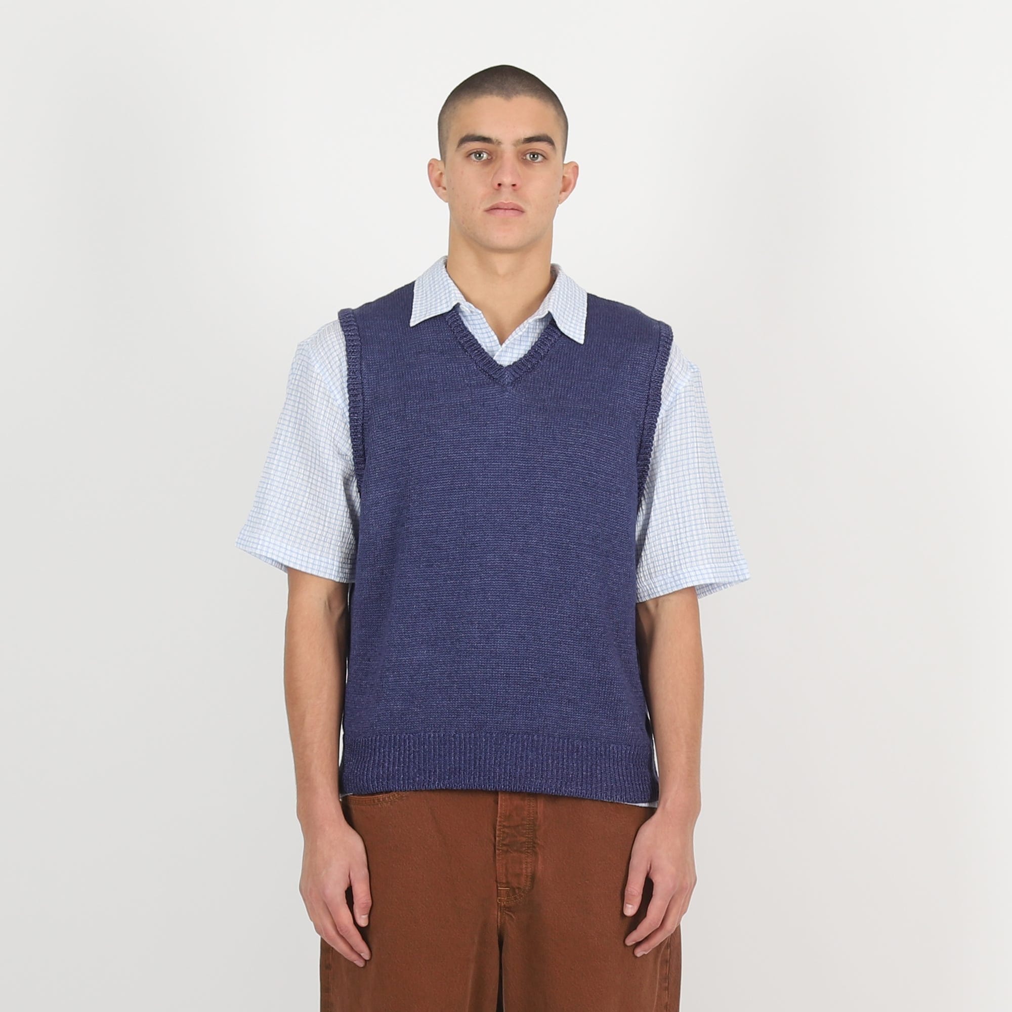 Stussy LOOSE KNIT LINEN VEST