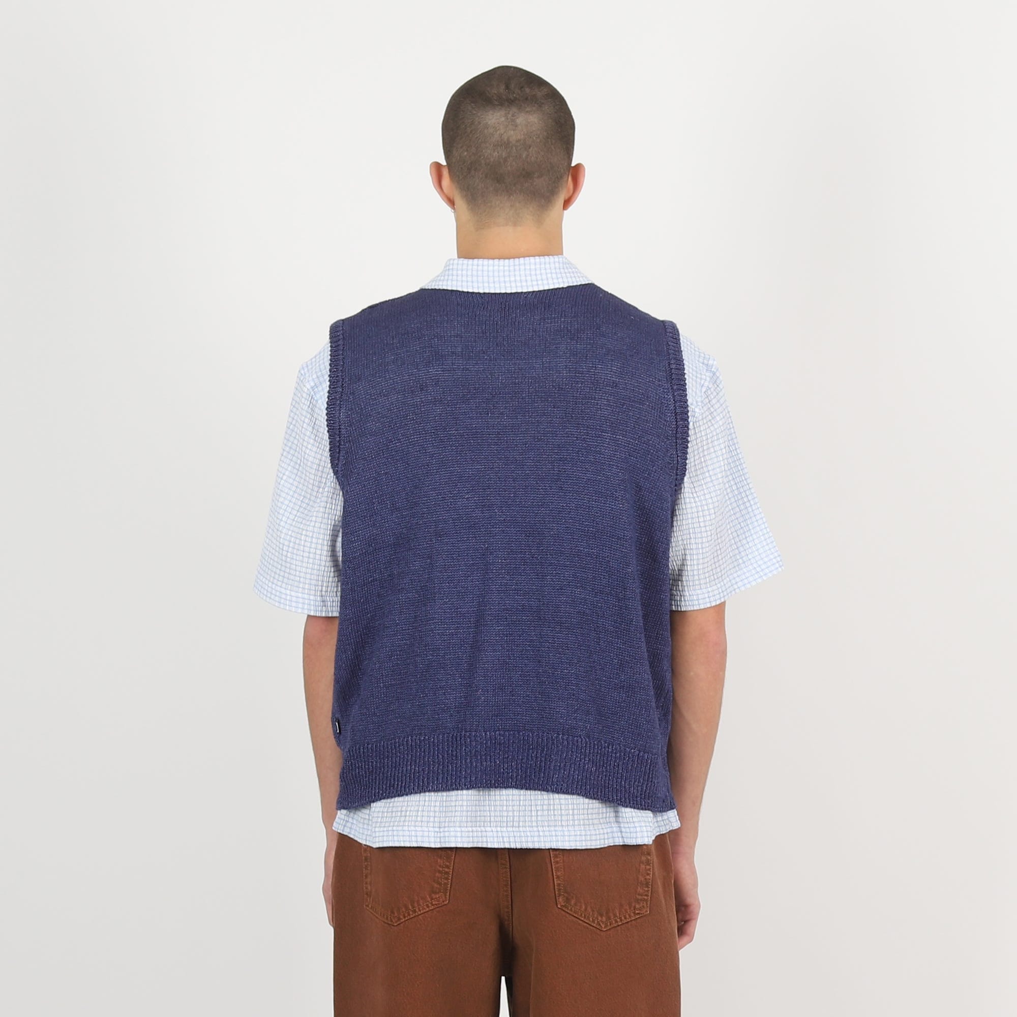 Stussy LOOSE KNIT LINEN VEST