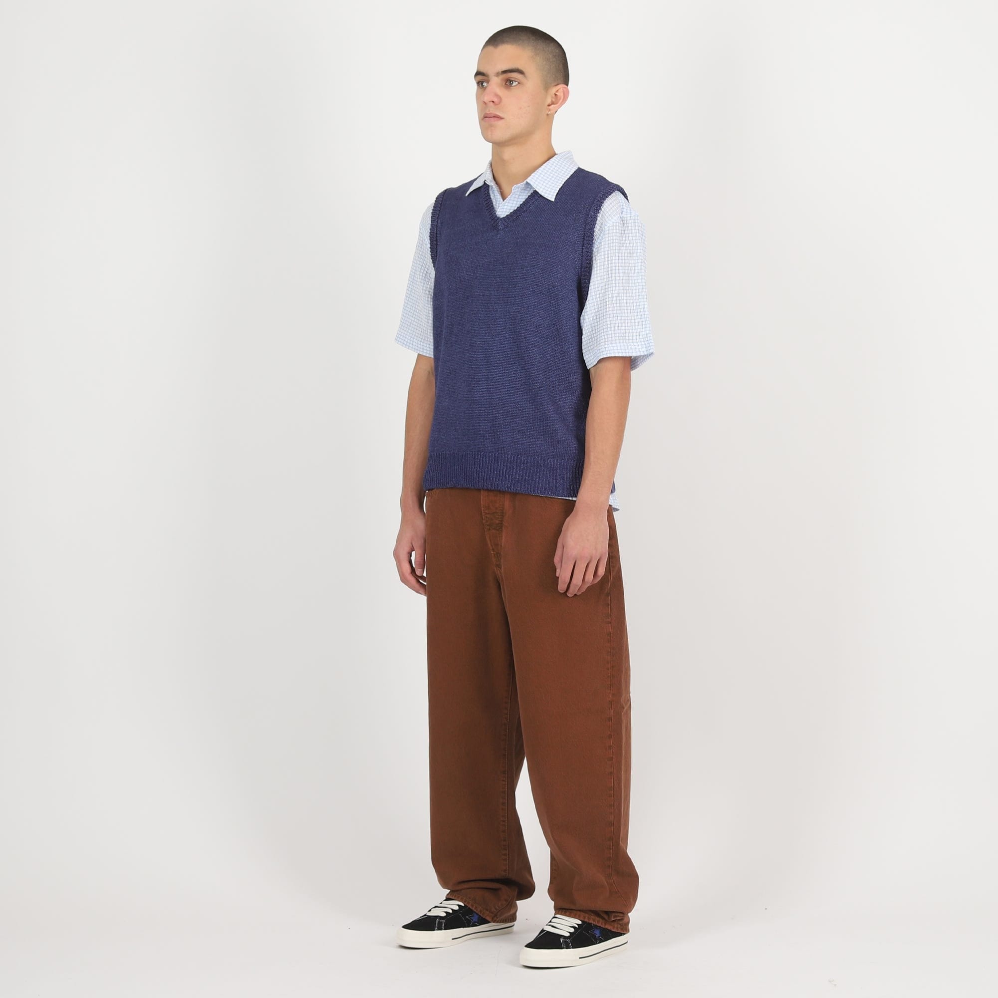 Stussy LOOSE KNIT LINEN VEST