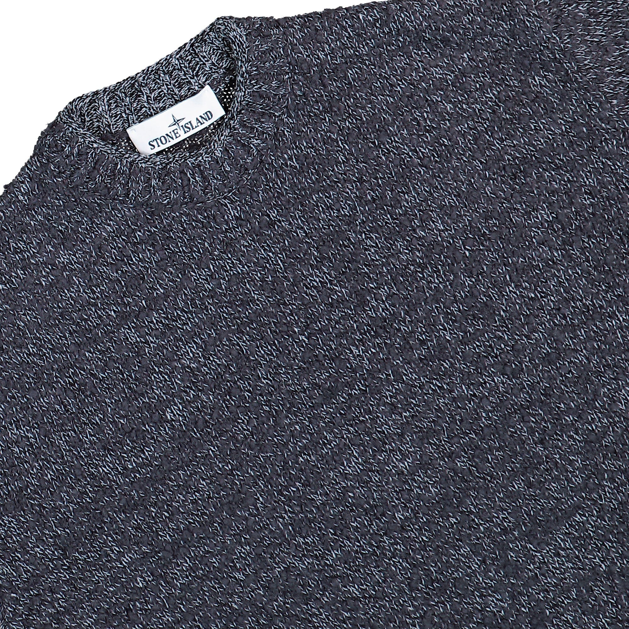 Stone Island Regular - Fit Crewneck Wool Sweater With Compass Badge