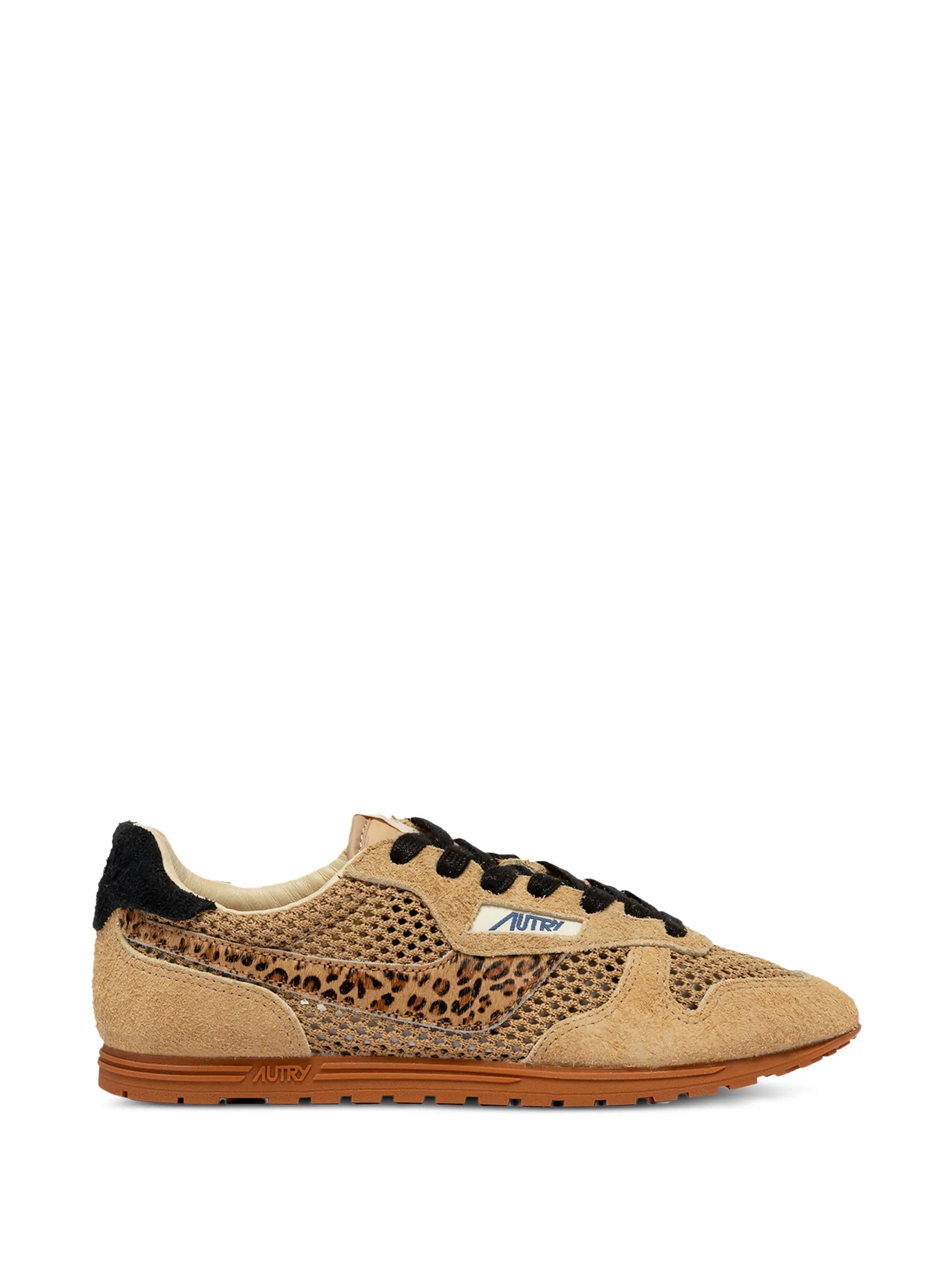 Autry Windspin leopard sneakers