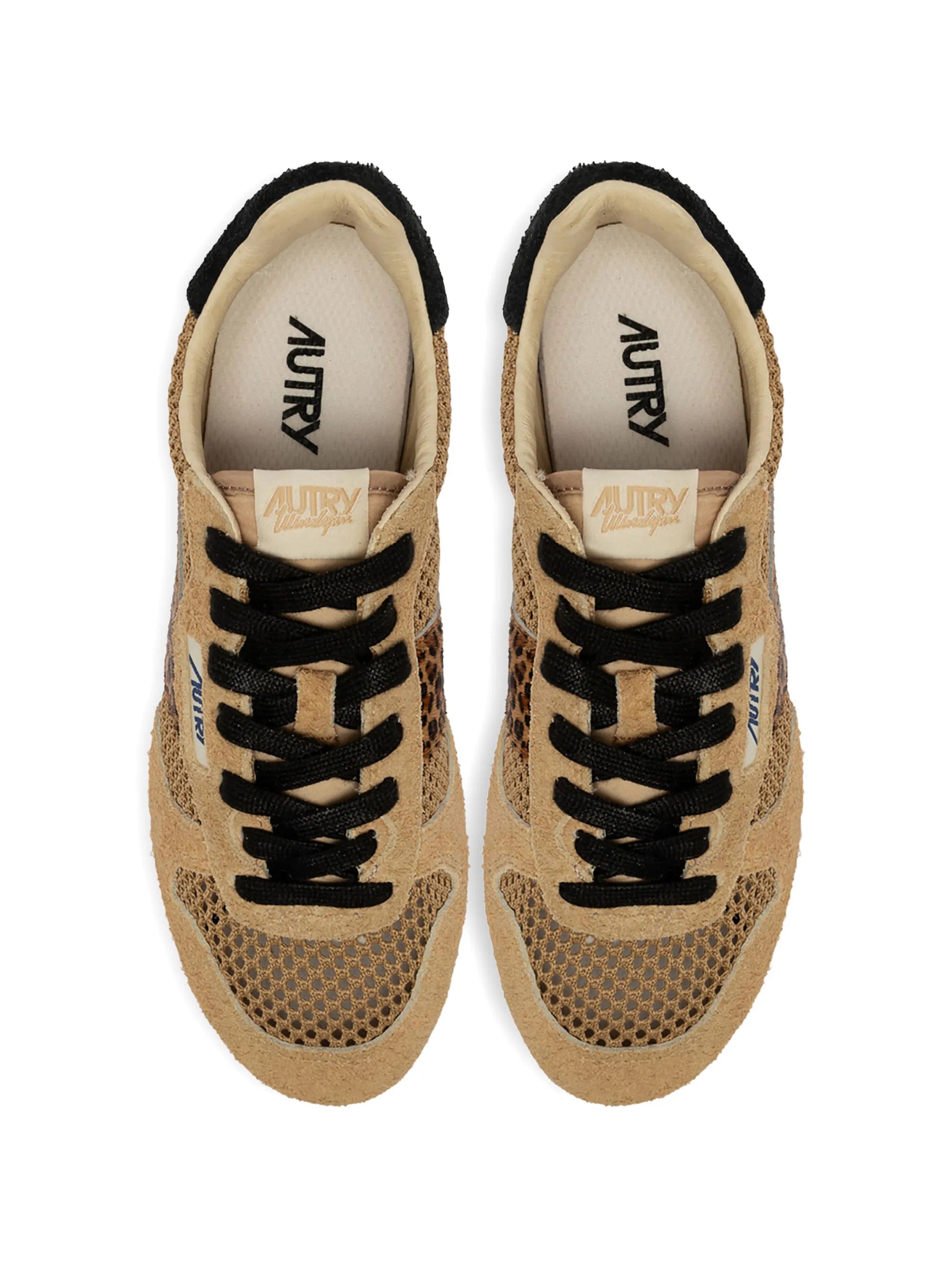 Autry Windspin leopard sneakers