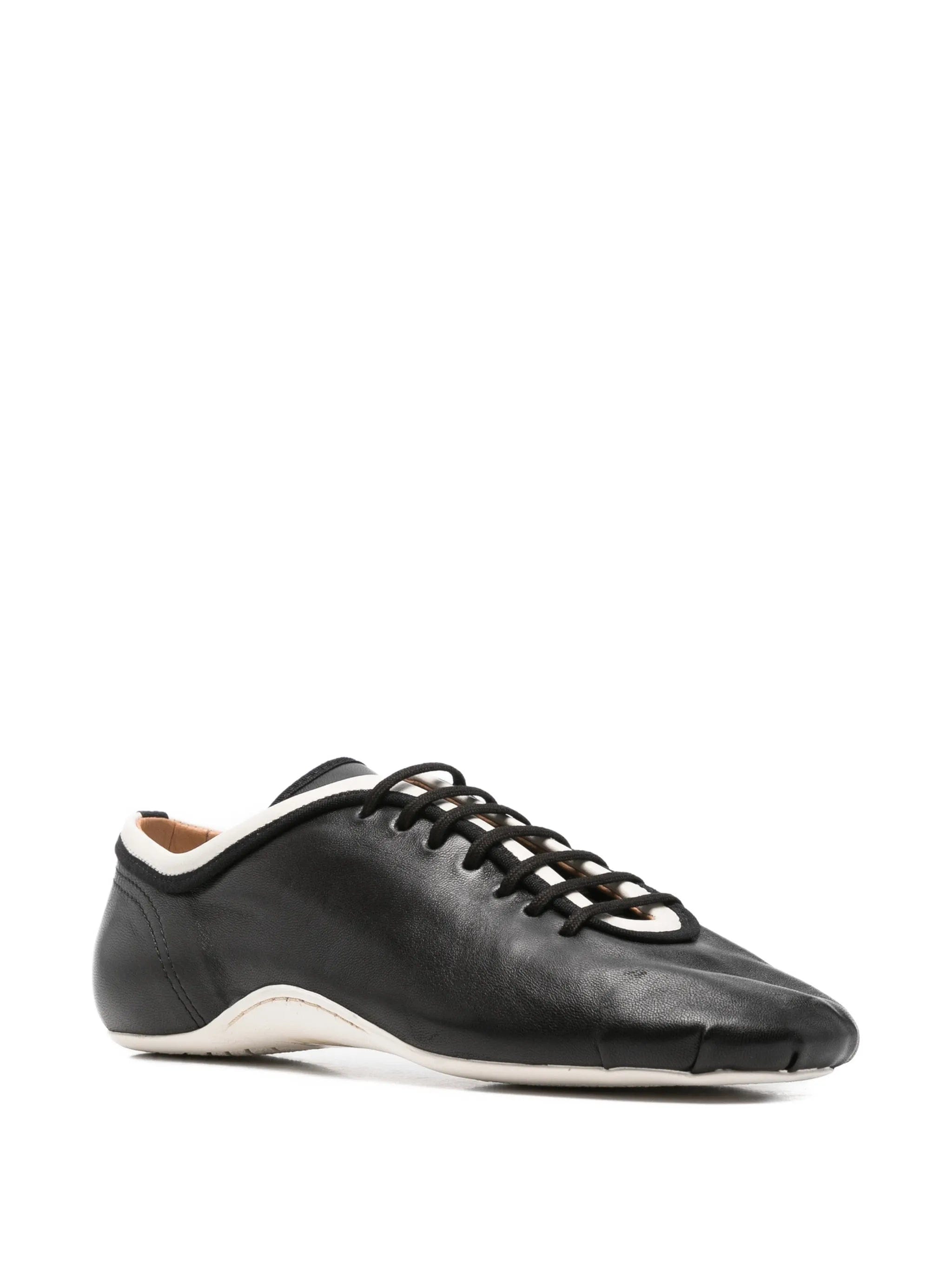 Dries Van Noten lace - up nappa - leather sneakers