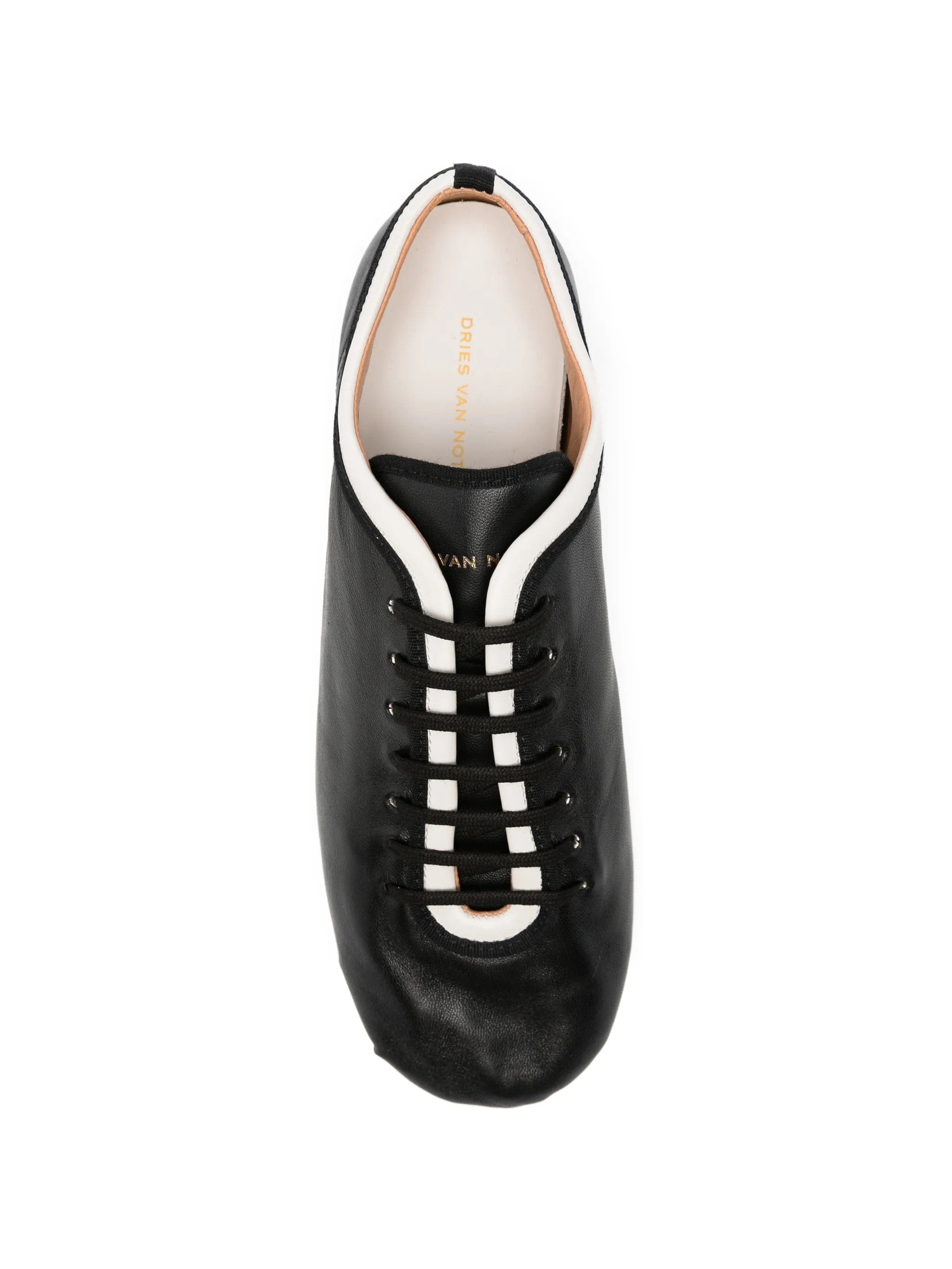 Dries Van Noten lace - up nappa - leather sneakers