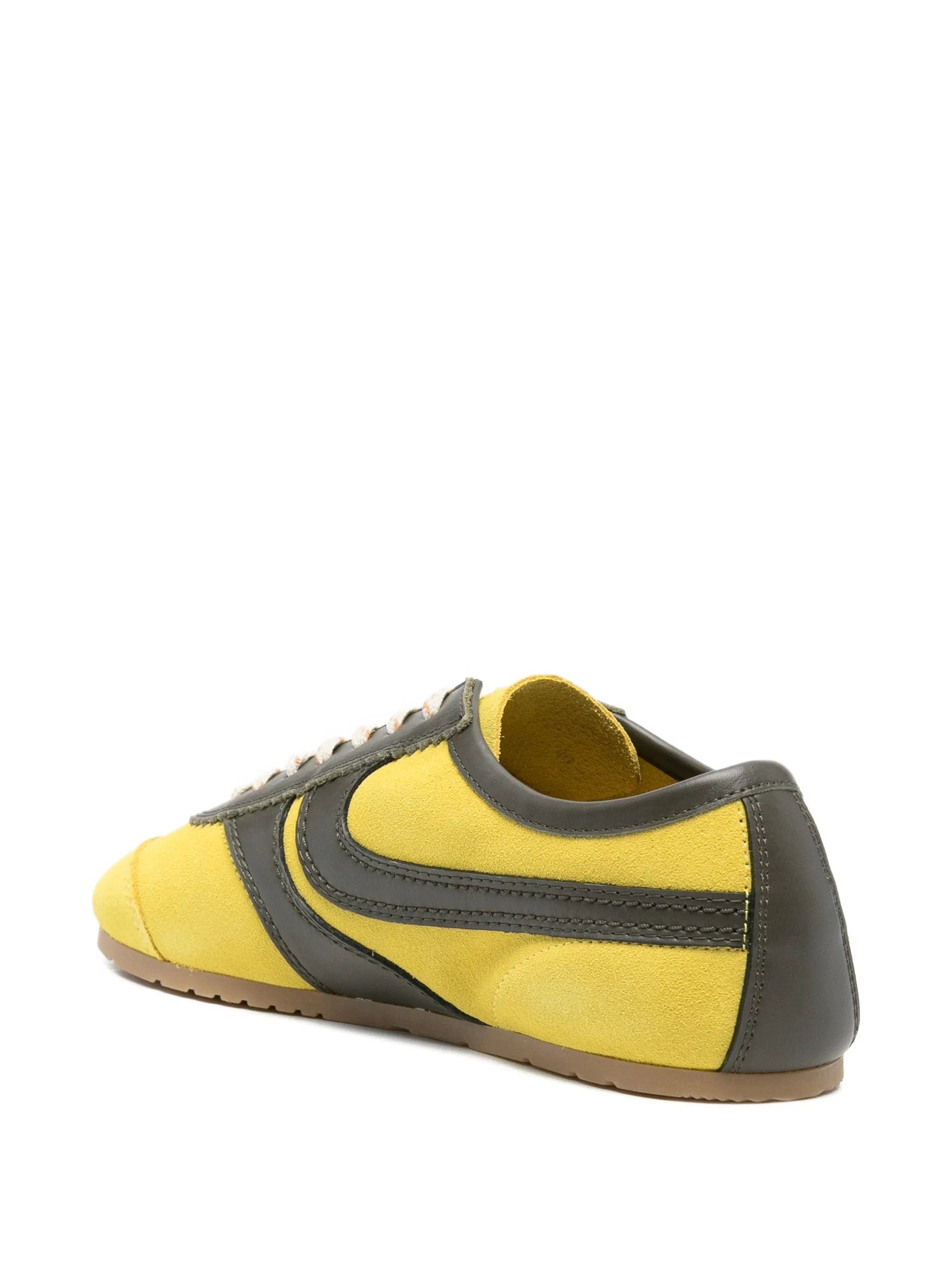 Dries Van Noten suede scalloped sneakers