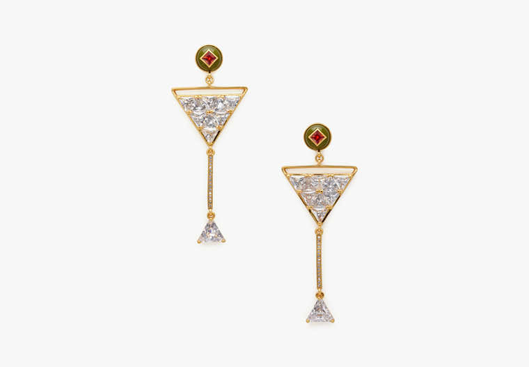 Kate Spade Shaken Or Stirred Statement Earrings