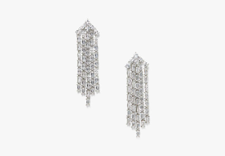Kate Spade Showtime Fringe Statement Earrings