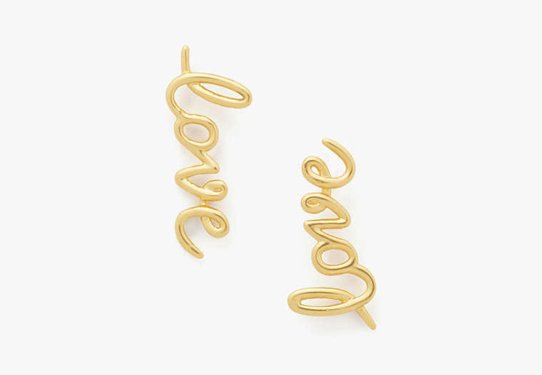 Kate Spade Say Yes Love Earrings