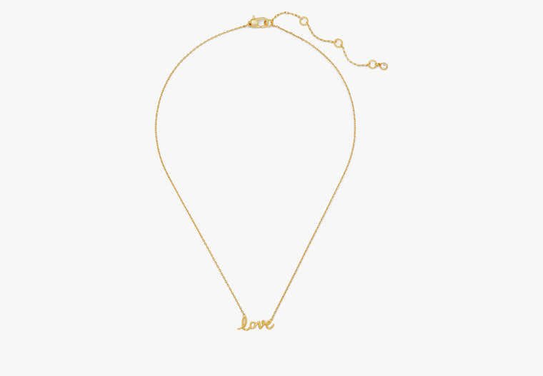 Kate Spade Say Yes Love Pendant