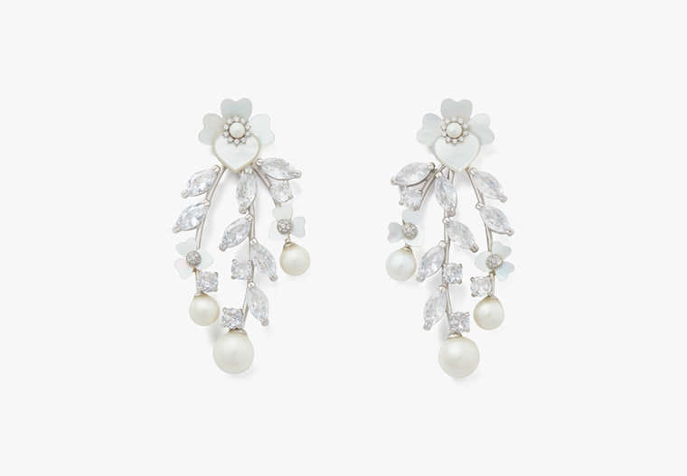 Kate Spade Precious Pansy Chandelier Earrings