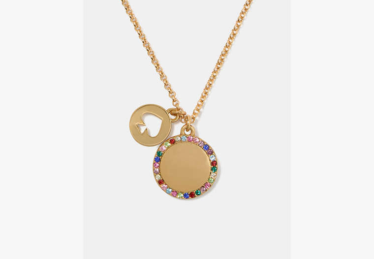 Kate Spade Spot The Spade Pave Charm Pendant